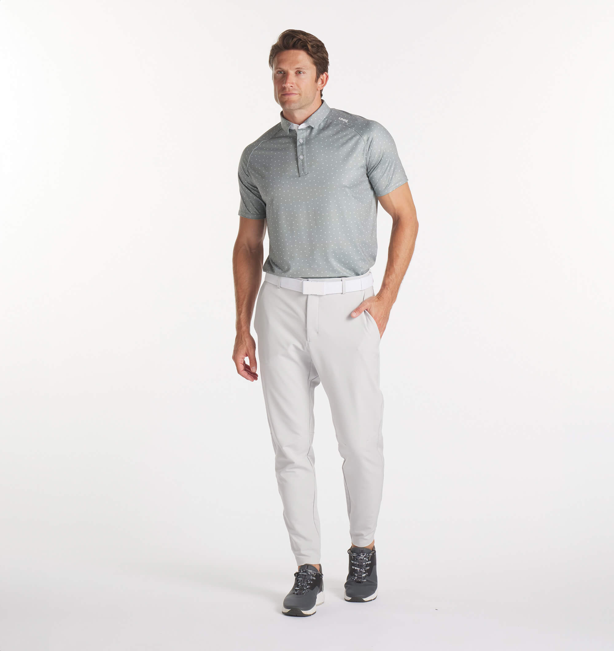 UNRL Scramble Polo Shirt for Men - Breathable & Comfortable Golf & Casual Wear - Perfect for Sports, Work & Everyday Outfits