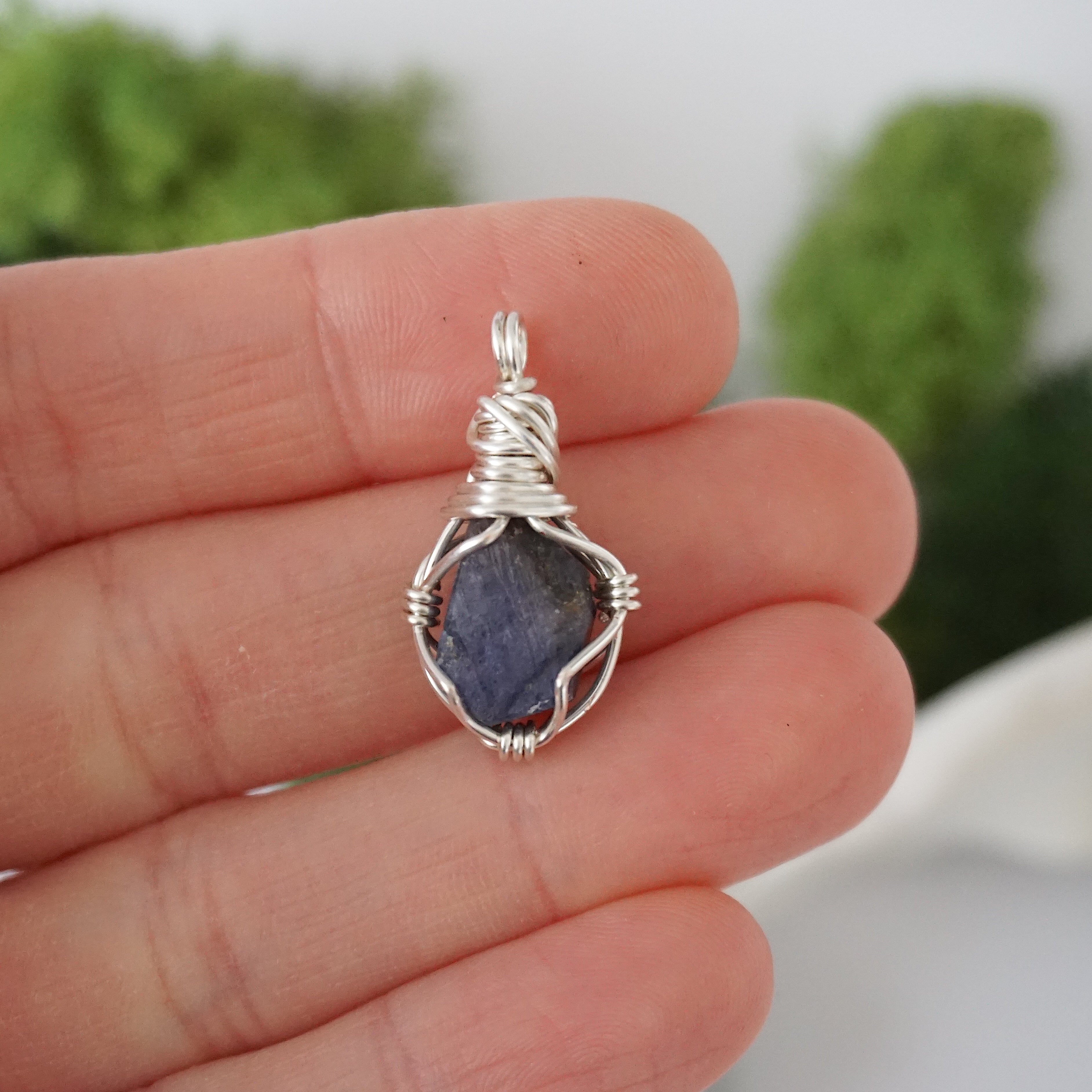 Elegant Sapphire Birthstone Necklace - Genuine Crystal Pendant Jewelry for Women | Perfect Gift for Birthday, Anniversary & Special Occasions