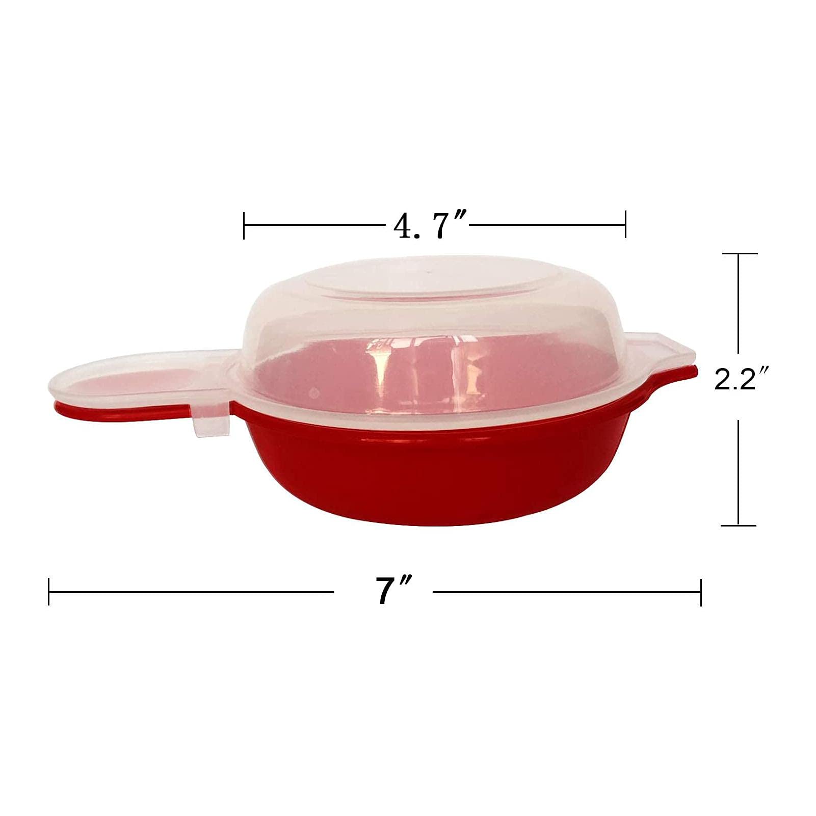 Microwave Egg Cooker - 1 Minute Fast Egg Sandwich & Omelet Maker - Easy Breakfast Tool for Cheese Egg Hamburg & Omelets - Perfect for Quick Meals, Office Lunches & Healthy Cooking