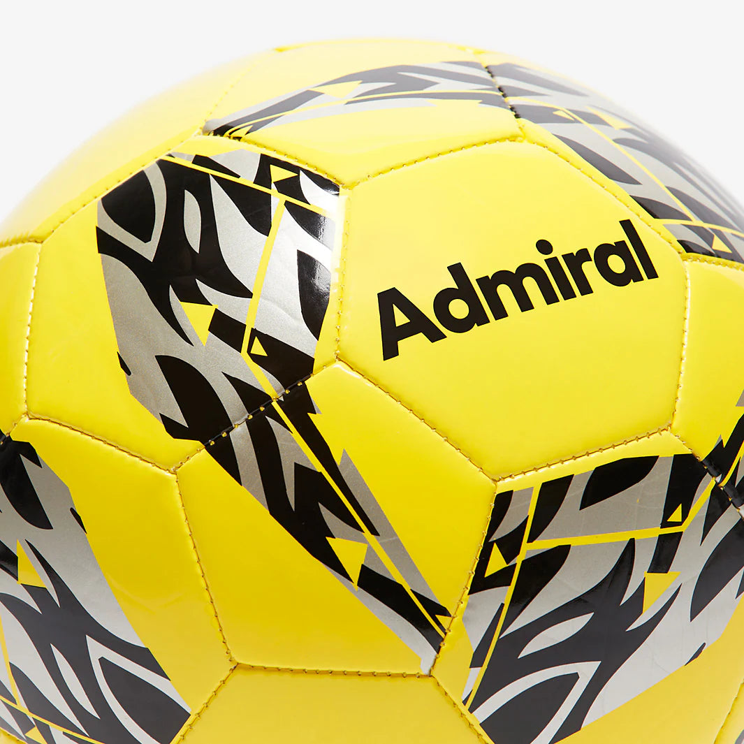 Mustang Training Football - Yellow, Black, Silver Colors | Durable Practice Football for Youth & Adults | Perfect for Backyard Drills, Training Sessions & Flag Football Games
