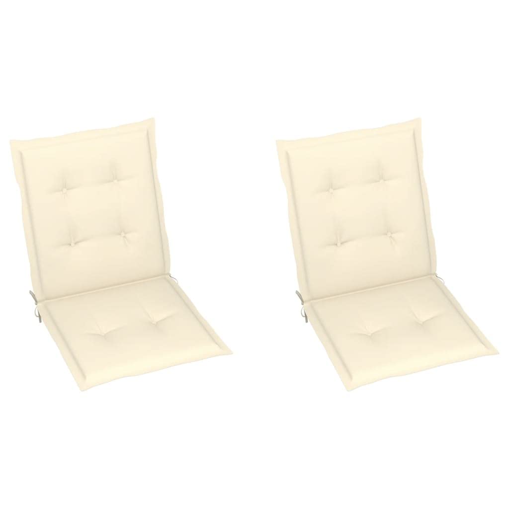 2 Pack Waterproof Garden Chair Cushions 40x20 Inches - Outdoor/Indoor Patio Seat Cushions with UV Protection - Thick 1.2
