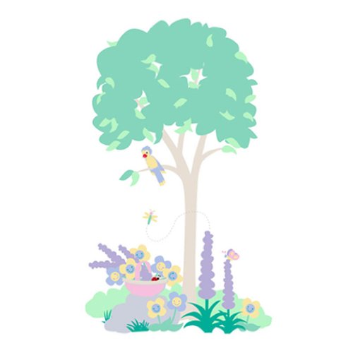 Stunning Tree and Basket Wall Mural - Peel and Stick Removable Wallpaper for Home Decor - Perfect for Living Room, Bedroom, Nursery & Office