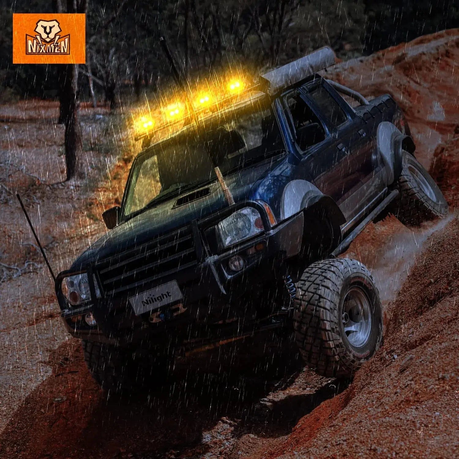 10W 2360LM Amber LED Work Lights - 3 Inch Spot with Built-in EMC (Pair) - Perfect for Off-Road Vehicles, Trucks, and Marine Applications