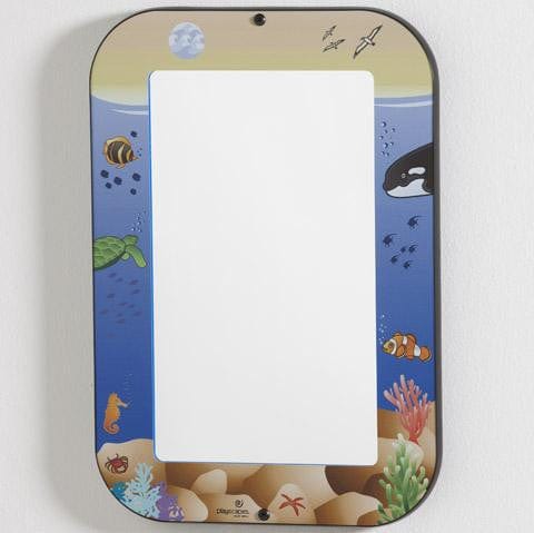 Seascape Mirror - Coastal Decor Wall Mirror for Beach House, Bathroom, or Living Room - Perfect for Nautical & Ocean Themed Home Decor