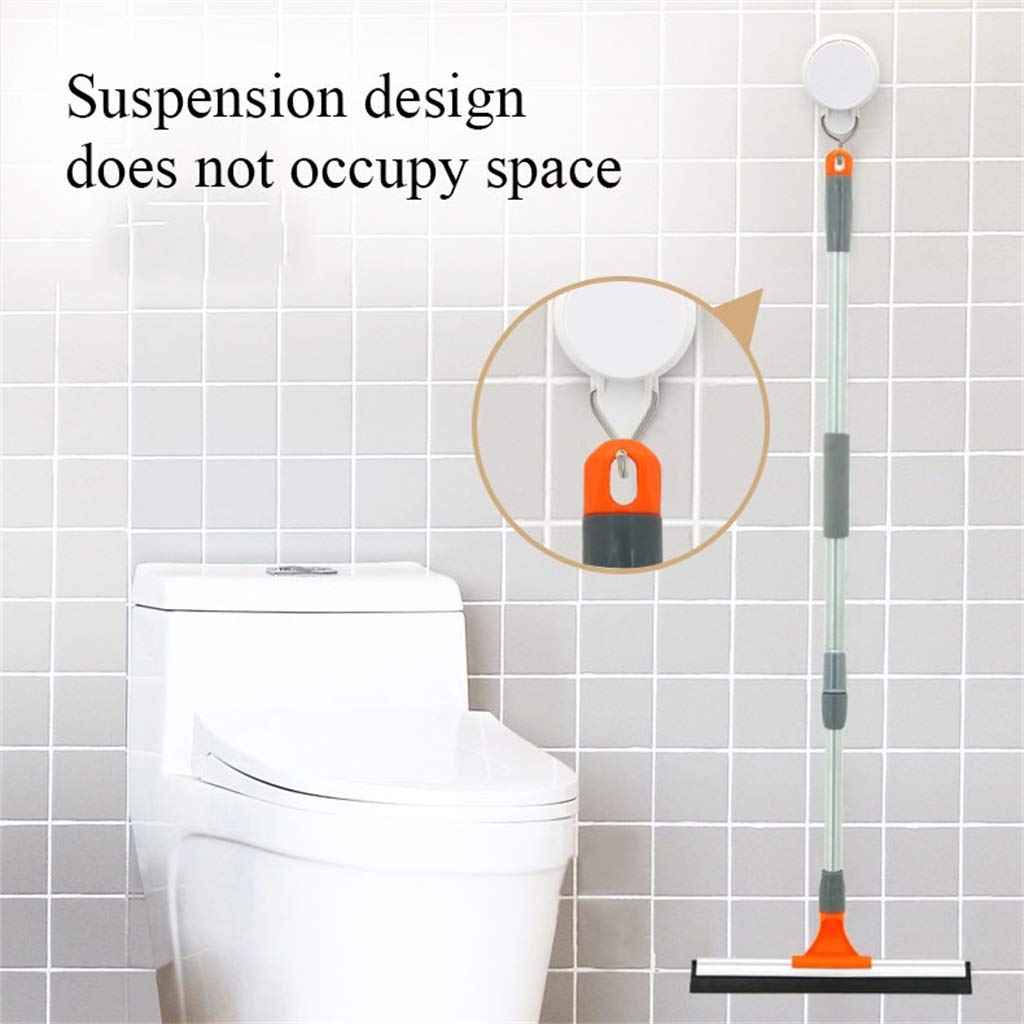 85-135CM Shower Squeegee & Window Cleaning Kit with Extension Pole - All-Purpose Glass Cleaner for High Windows, Bathroom, and Outdoor Use (5-Piece Set)