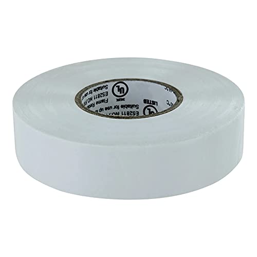 ATERET White Electrical Tape - 60' x 3/4