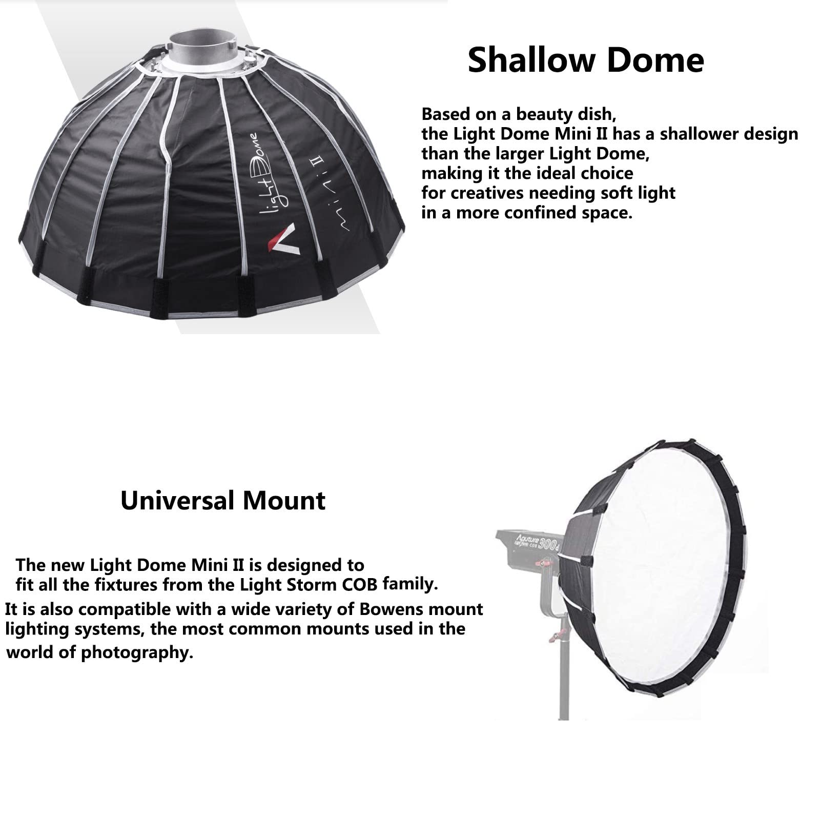Aputure Light Dome Mini II (21.6
