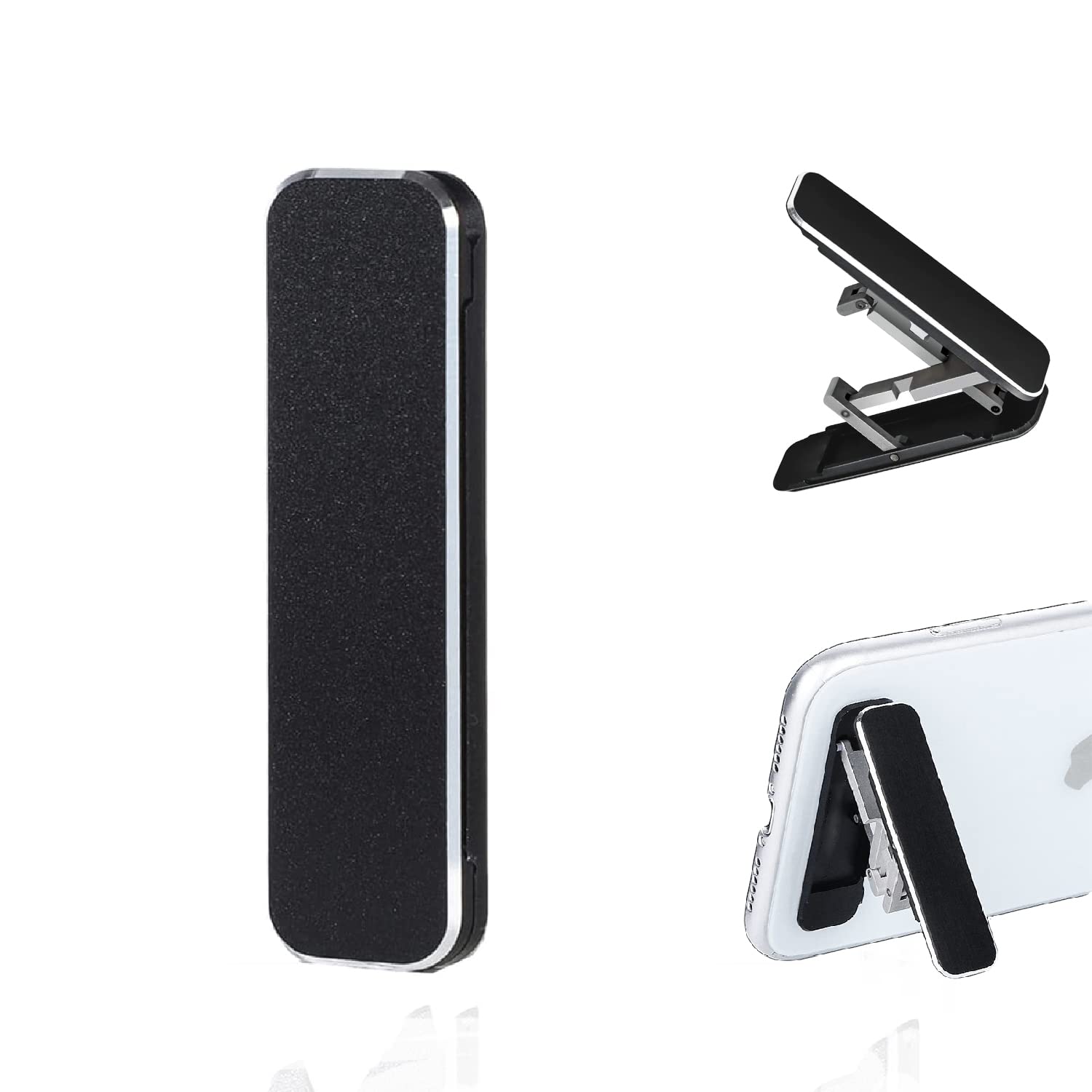 Adjustable Aluminum Phone Stand Holder - Vertical & Horizontal Kickstand for iPhone 14 Pro/Samsung/4-8