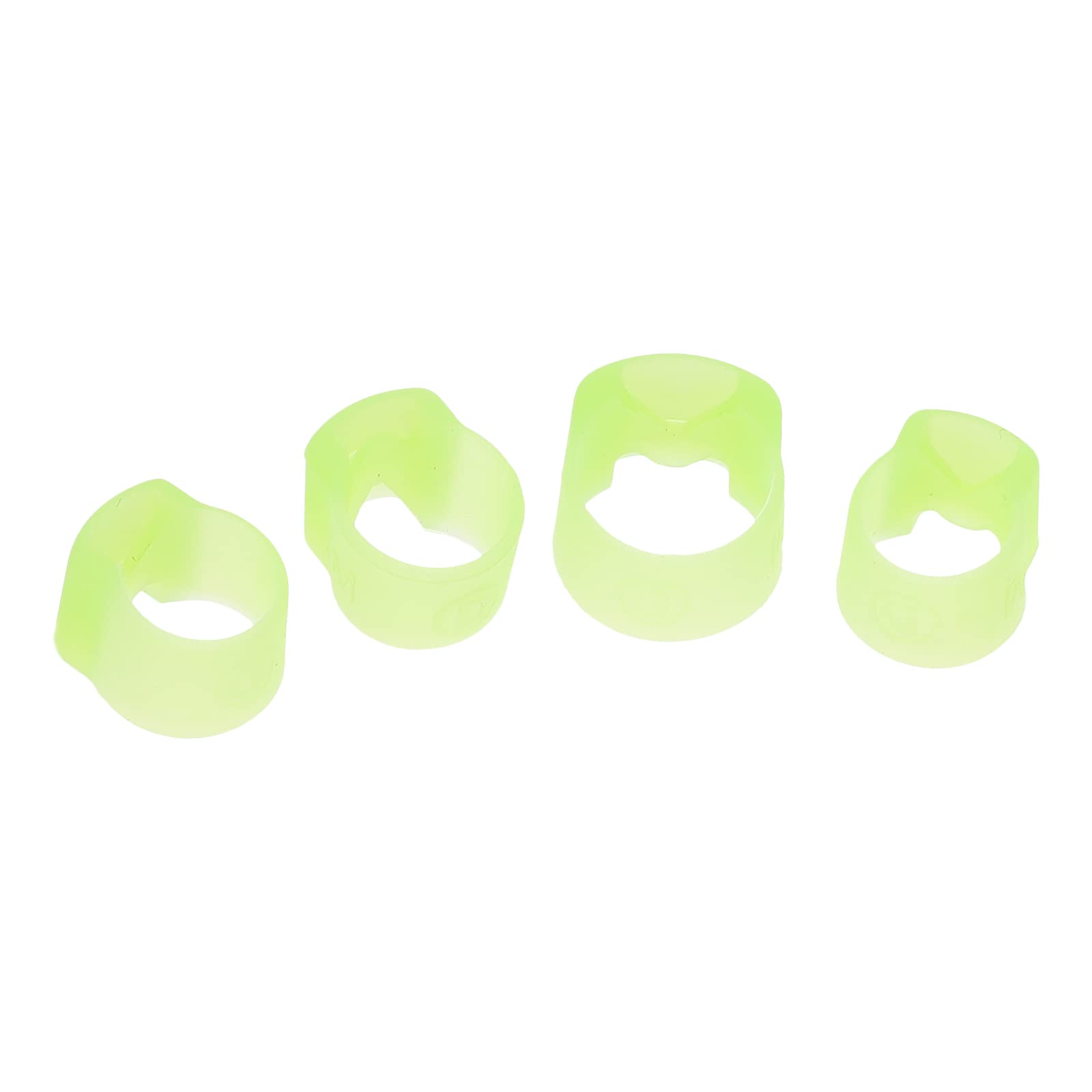 MILISTEN 4Pcs Silicone Guzheng Nail Protectors - Finger Guards for Chinese Zither Players - Comfortable & Durable Nail Covers for Practice & Performance