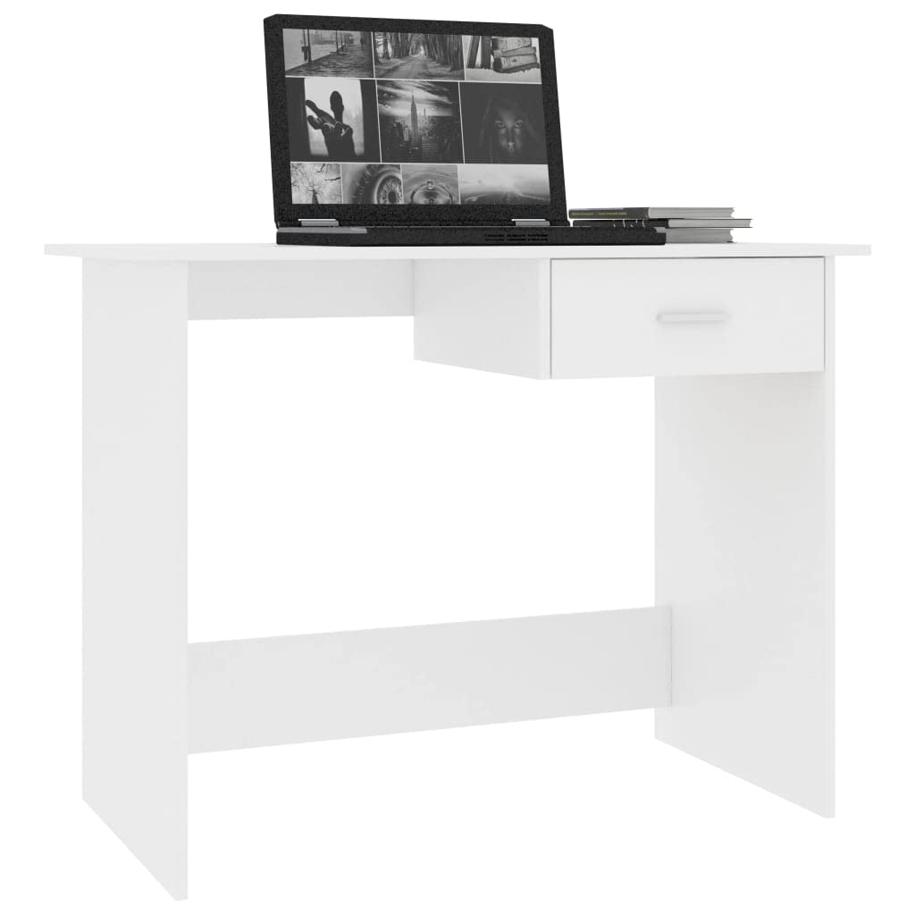 Compact White Computer Desk 39.4