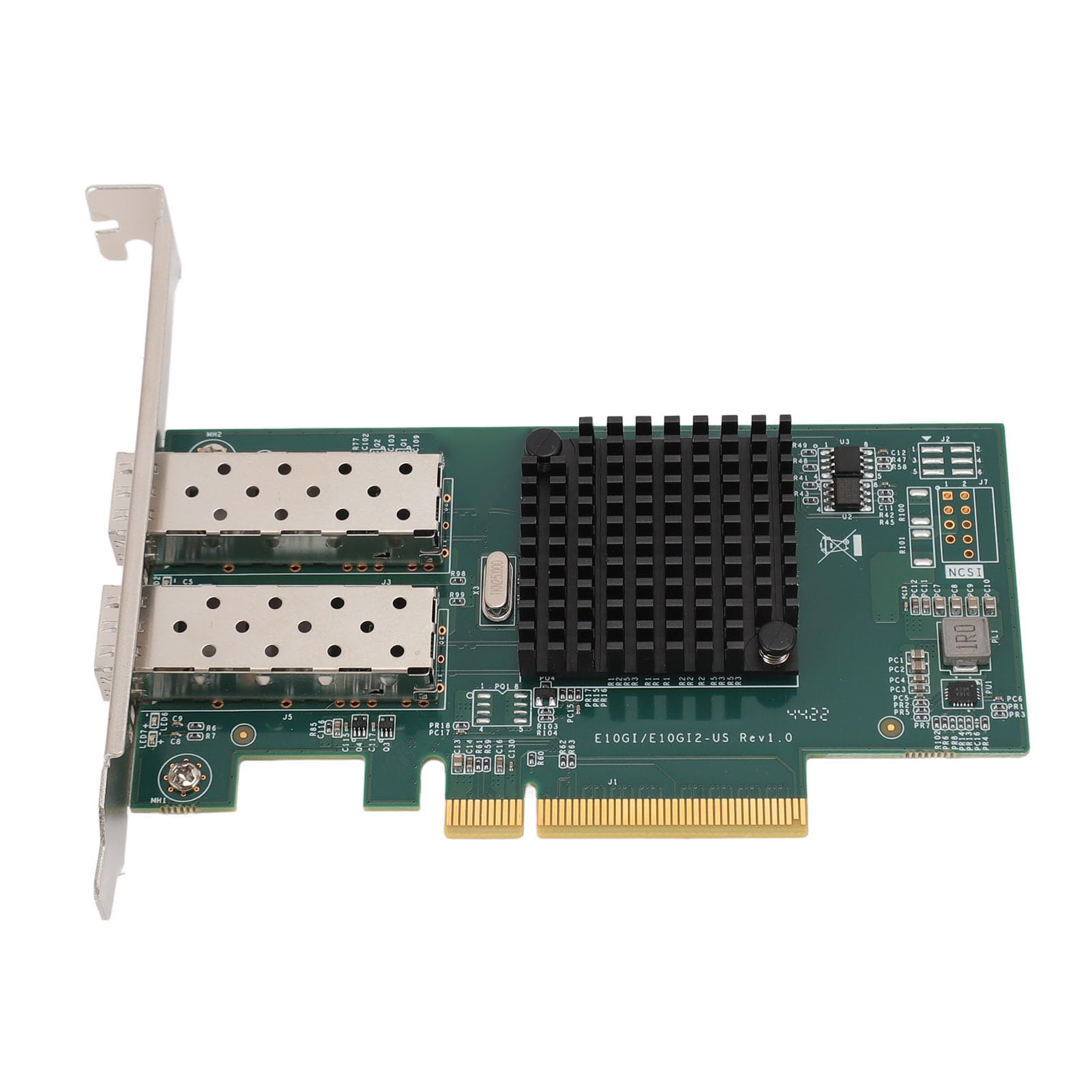 Jiawu Dual Port Gigabit Ethernet PCI-E Network Card for PC Desktop - High-Speed 1000Mbps LAN Adapter for Gaming, Streaming & Server Use