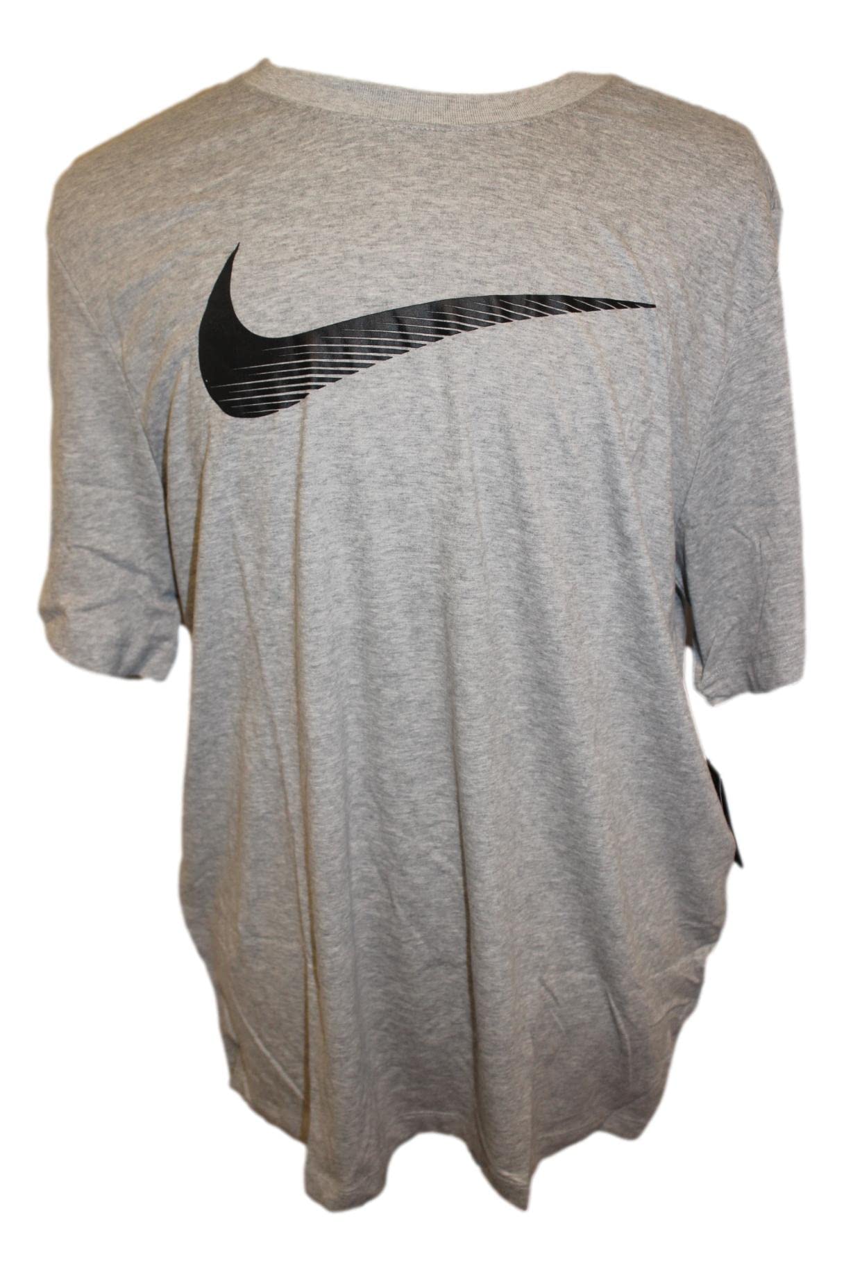 Nike Men's Big & Tall Swoosh Logo Graphic T-Shirt - XL-Tall Size, Comfortable Cotton Crewneck Tee for Casual Wear & Athletic Lifestyle