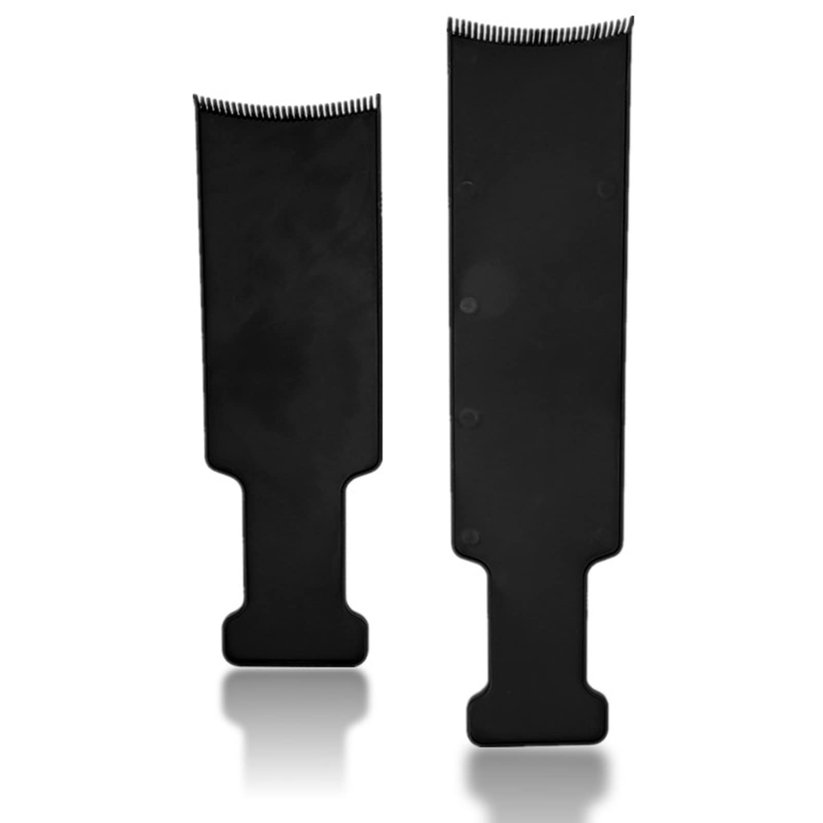 2pcs Professional Balayage Highlighting Board with Teeth - Extra Long Hair Dye Paddle for Salon & Home Use - Perfect for Balayage, Ombre & Hair Coloring Techniques (Great for Stylists & DIY Hair Coloring)