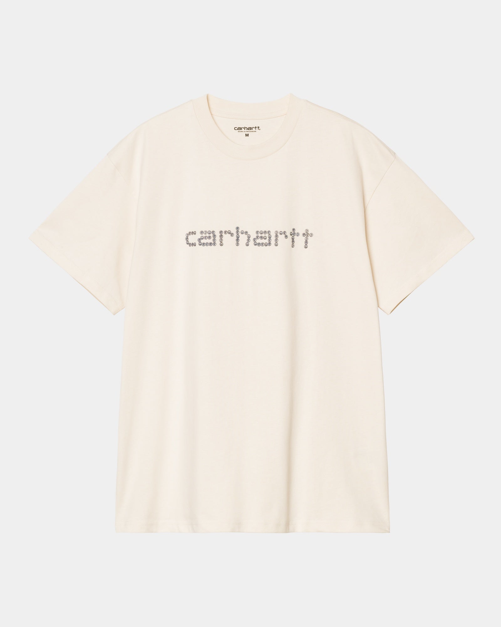Stylish Rivet Script Graphic T-Shirt for Men & Women | Soft Natural Cotton | Casual Everyday Wear & Street Fashion