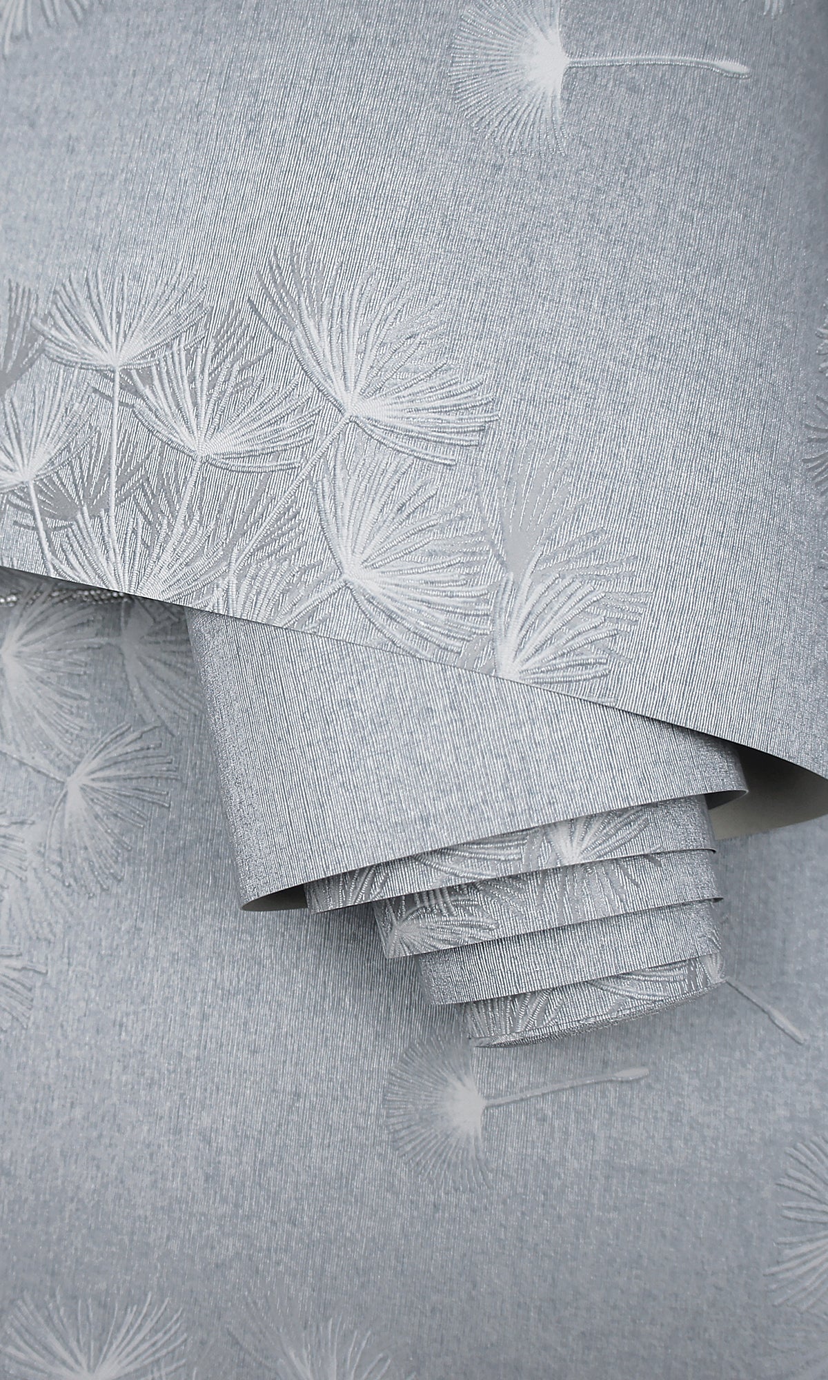 Blue Whimsical Dandelion Head Printed Wallpaper R9510 - Peel and Stick Removable Wallpaper for Bedroom, Nursery, Living Room Decor