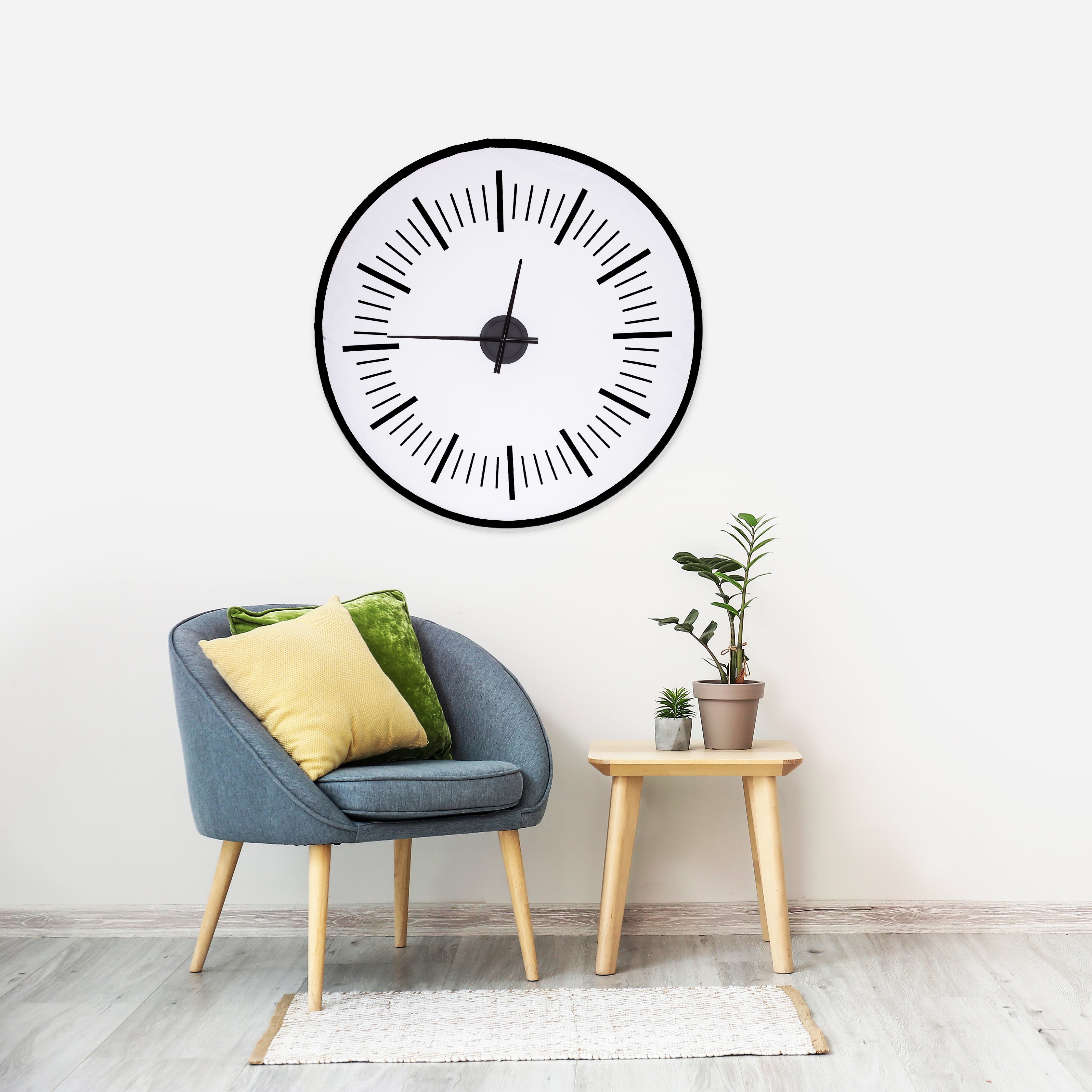 Pop Up Wall Clock - Silent Non-Ticking Modern Design for Home, Office & Classroom - Easy to Read Large Numbers - Battery Operated - Perfect for Living Room, Bedroom, and Study Area