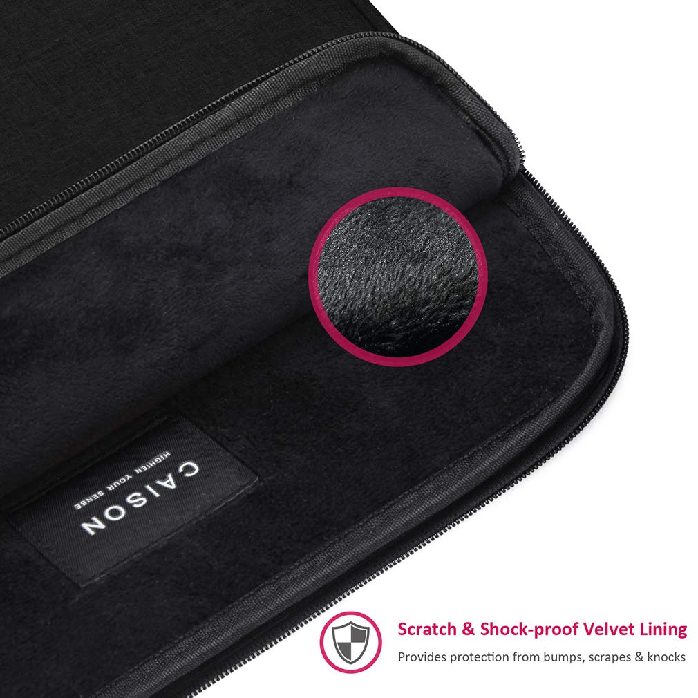 CAISON 13.3 Inch Laptop Sleeve Case - Waterproof & Slim Protective Cover for 13.6