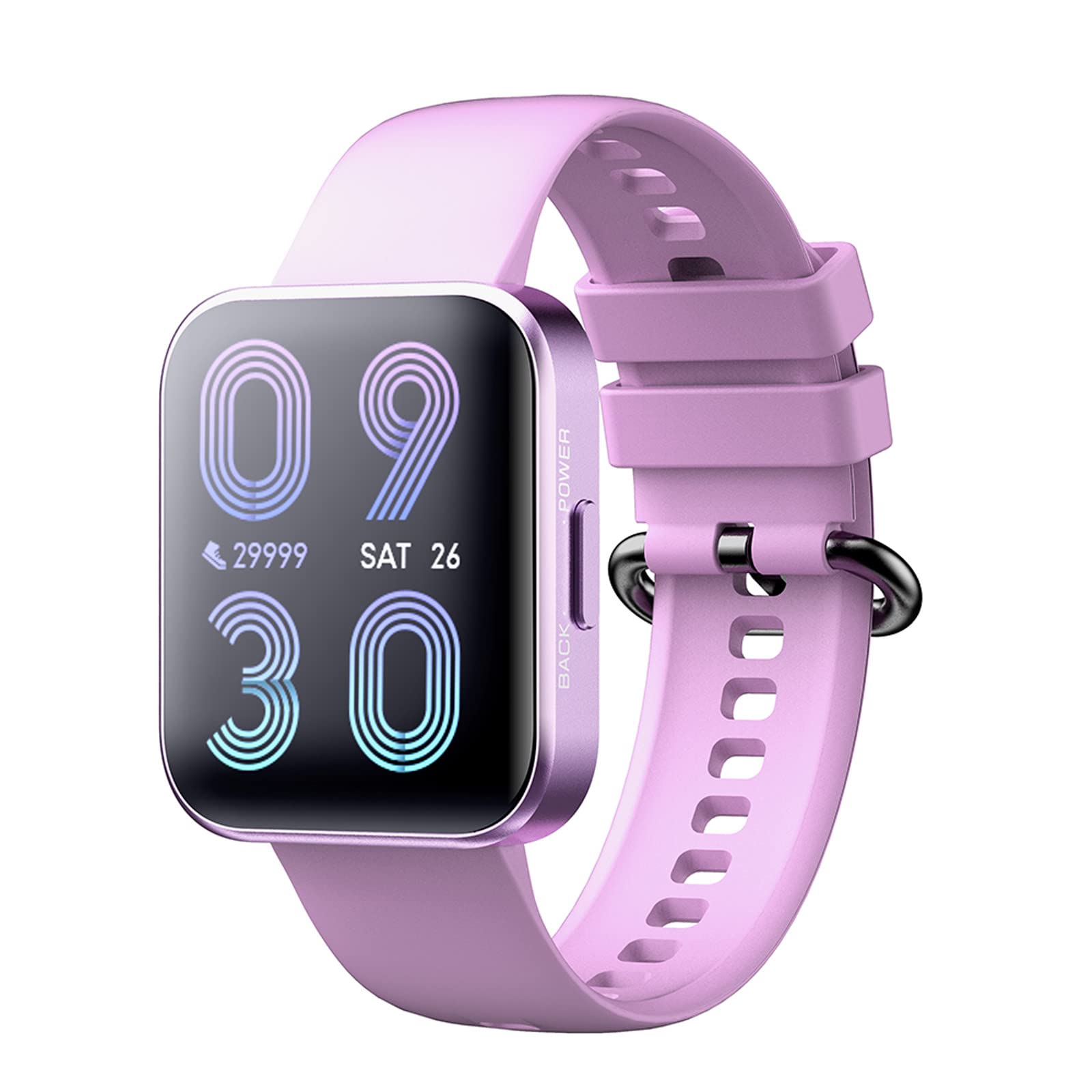 1.71 Inch Color Touch Screen Fitness Smartwatch - IP68 Waterproof Activity Tracker for Men & Women with Heart Rate Monitor, Sleep Tracking & Multiple Sports Modes - Perfect for Running, Swimming & Daily Use (Pink)