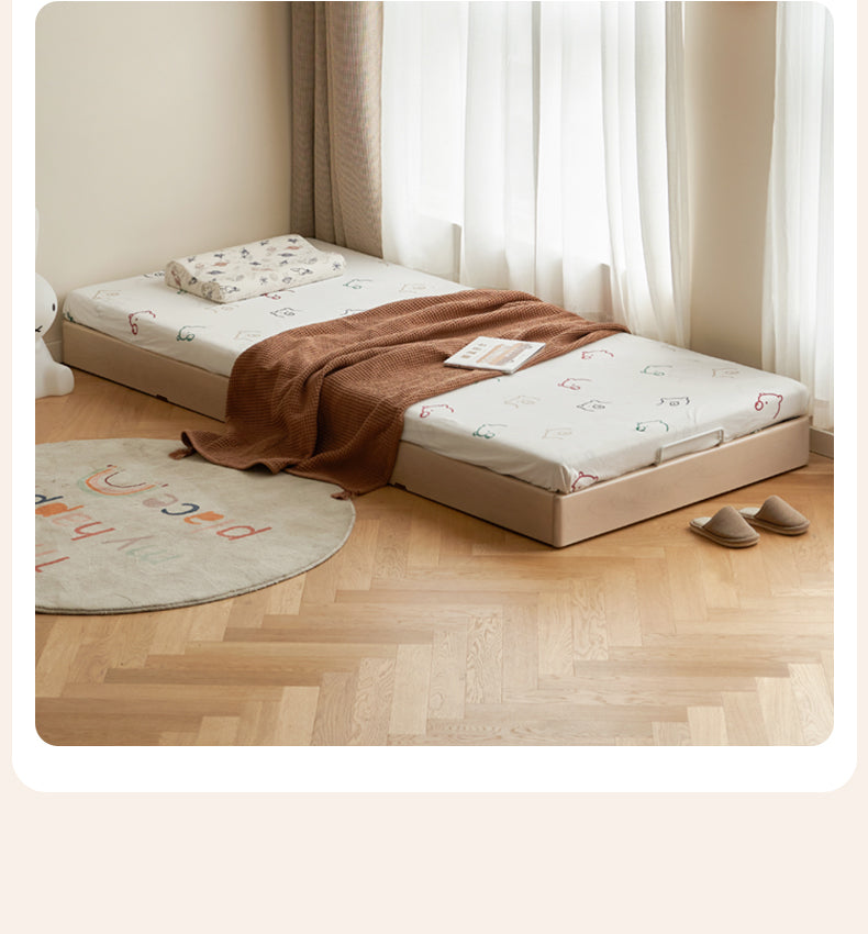 Birch Solid Wood Twin Over Full Bunk Bed - Sturdy Platform Bed Frame Without Headboard - Perfect for Kids' Room, Guest Room & Small Space Saving