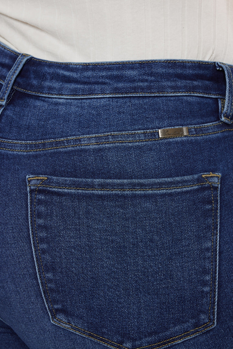 Alannah Essentials High Rise Slim Straight Leg Jeans for Women - Plus Size 14-24, Stretch Denim, Comfort Fit - Perfect for Casual Wear, Office & Date Nights
