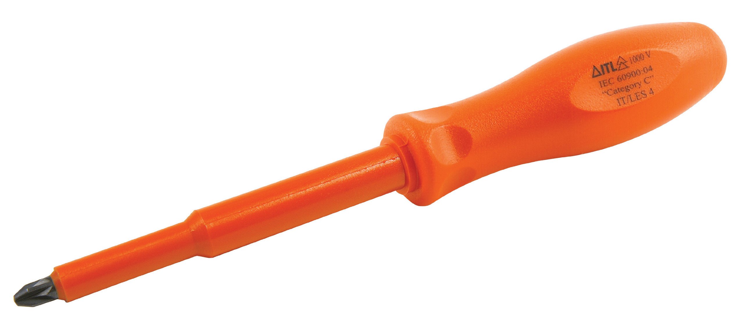CH Hanson USC02020 Insulated Number 2 Phillips Screwdriver Blade, 1/4-Inch X 4-Inch - Electrical Tool for Safe Wiring & Repairs - Perfect for Electricians & DIY Home Projects