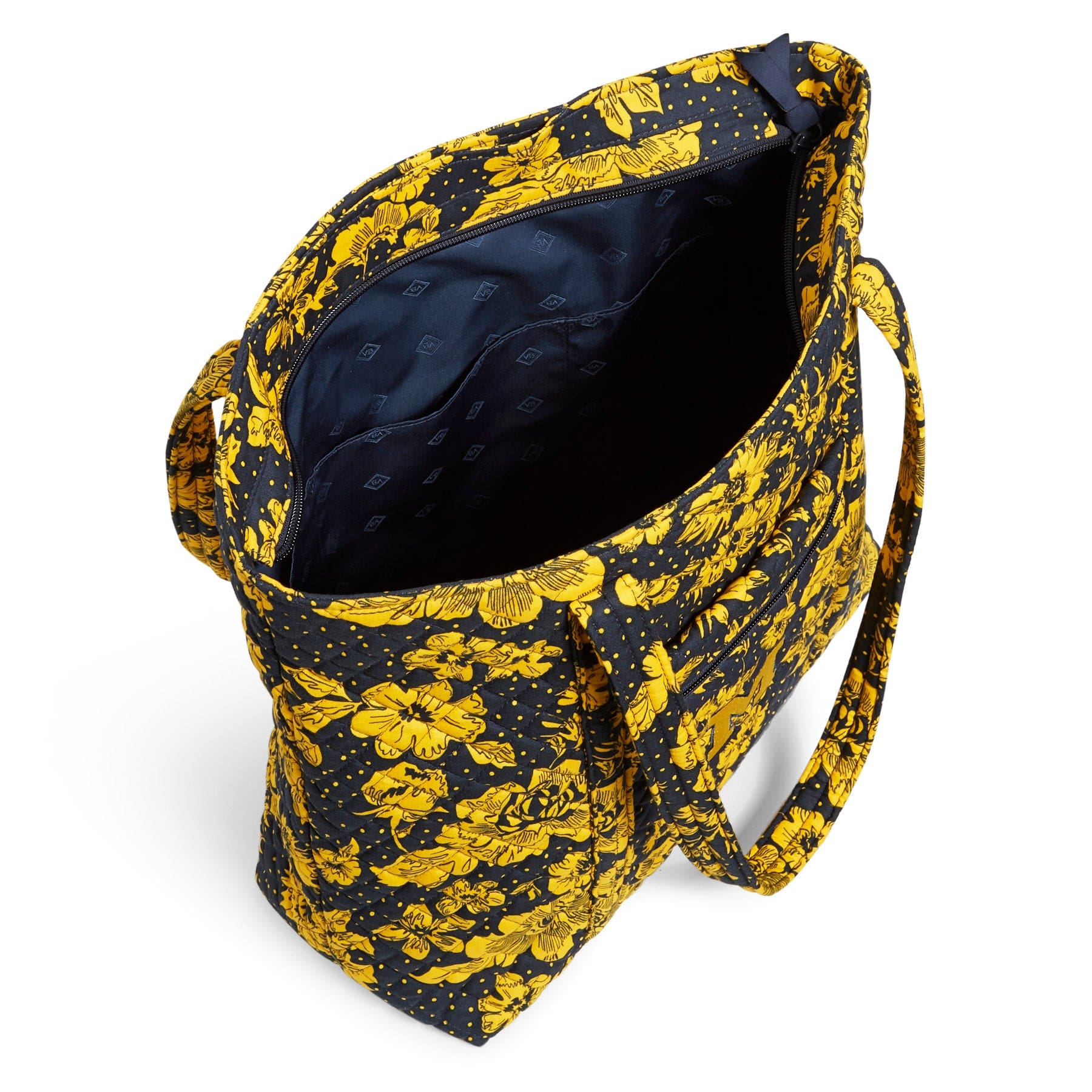 Stylish Collegiate Vera Bradley Tote Bag for Women - Durable & Spacious Campus, Work & Travel Essentials Carrier | Perfect for School, Office & Weekend Getaways