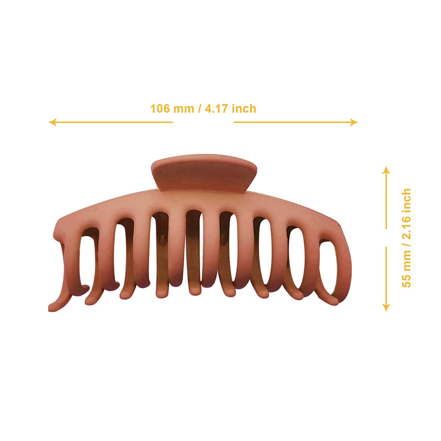 ALIBA COLLECTION Large Hair Claw Clips for Women - Strong Hold Hair Accessories (Multicolor) - Perfect for Updos, Ponytails & Everyday Hairstyles