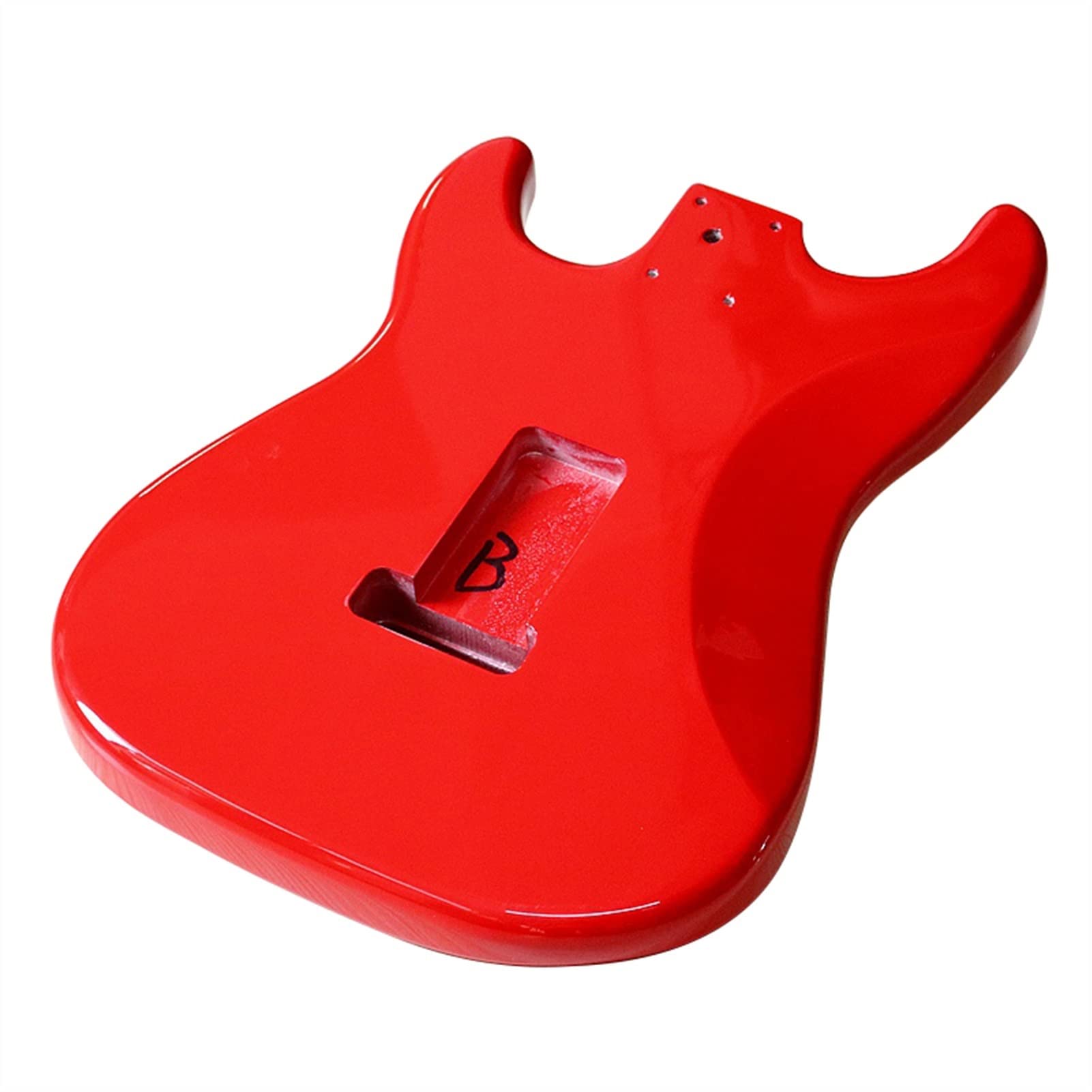 Premium Poplar Wood Electric Guitar Body Blank - 5.7cm Pocket Width, Unfinished DIY Guitar Kit for ST Style | Perfect for Custom Guitar Building, Repair & Replacement Parts | Great for Musicians, Luthiers & Guitar Enthusiasts
