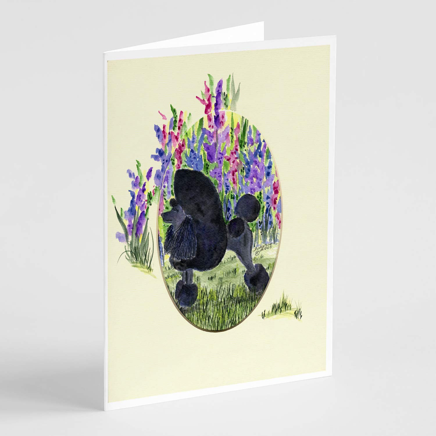 Poodle Greeting Cards Set of 8 with Envelopes | Blank A7 Note Cards 5x7 | Whimsical Dog Lover Stationery | Perfect for Birthdays, Thank You Notes & Special Occasions