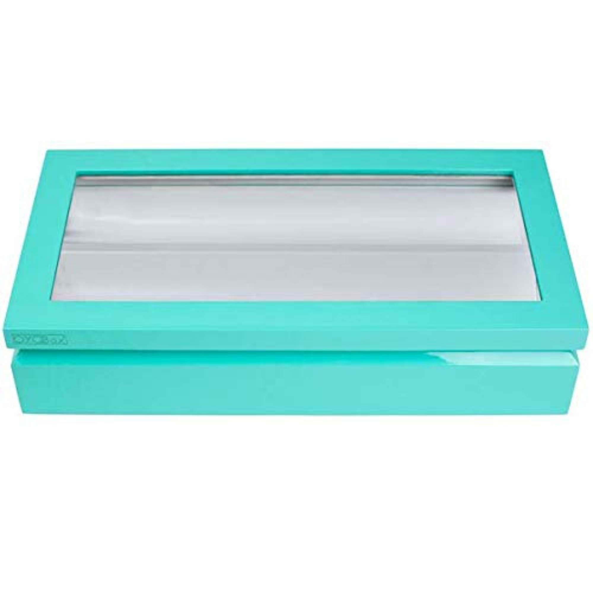 OYOBox Maxi Luxury Eyewear Organizer - Wooden Glasses & Sunglasses Storage Case with Lacquer Finish | Perfect for Home, Office & Travel Organization