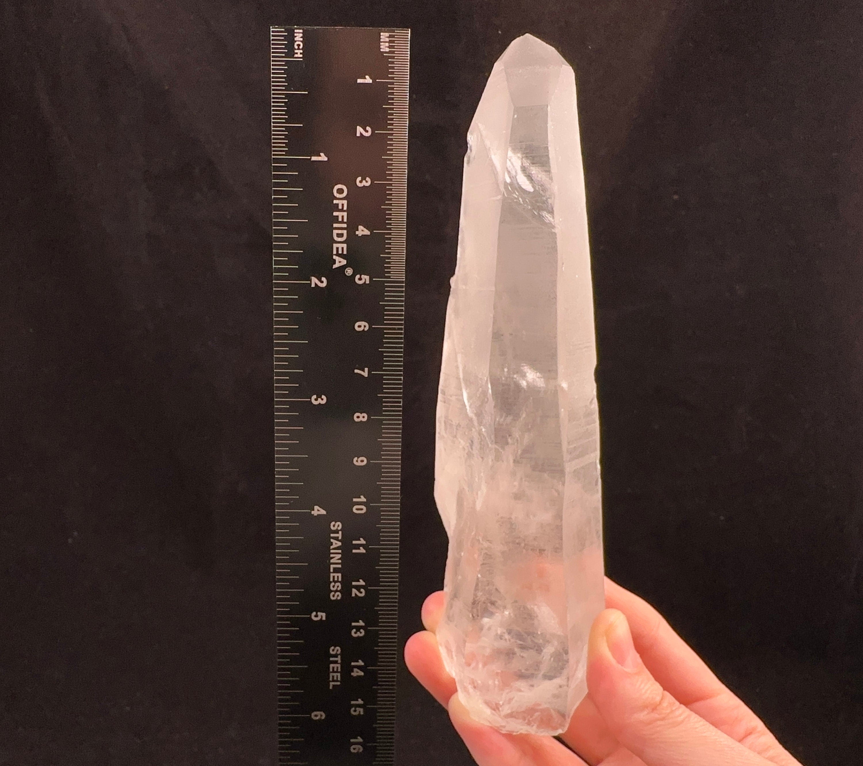 LEMURIAN QUARTZ Crystal Point - Natural Raw Rocks & Minerals for Home Decor, Healing, Meditation & Unique Gifts | Perfect for Crystal Collections, Spiritual Practices & Interior Design
