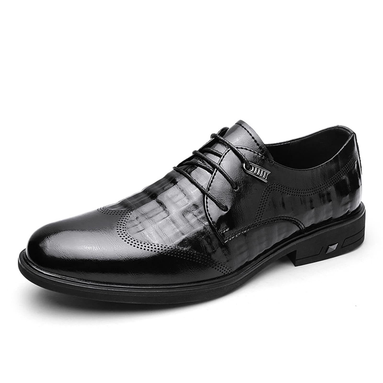 Men's Business Casual Oxford Dress Shoes - Comfortable Slip-On Driving Shoes for Work, Outdoor & Office Wear - Perfect for Business Meetings, Commuting & Formal Events