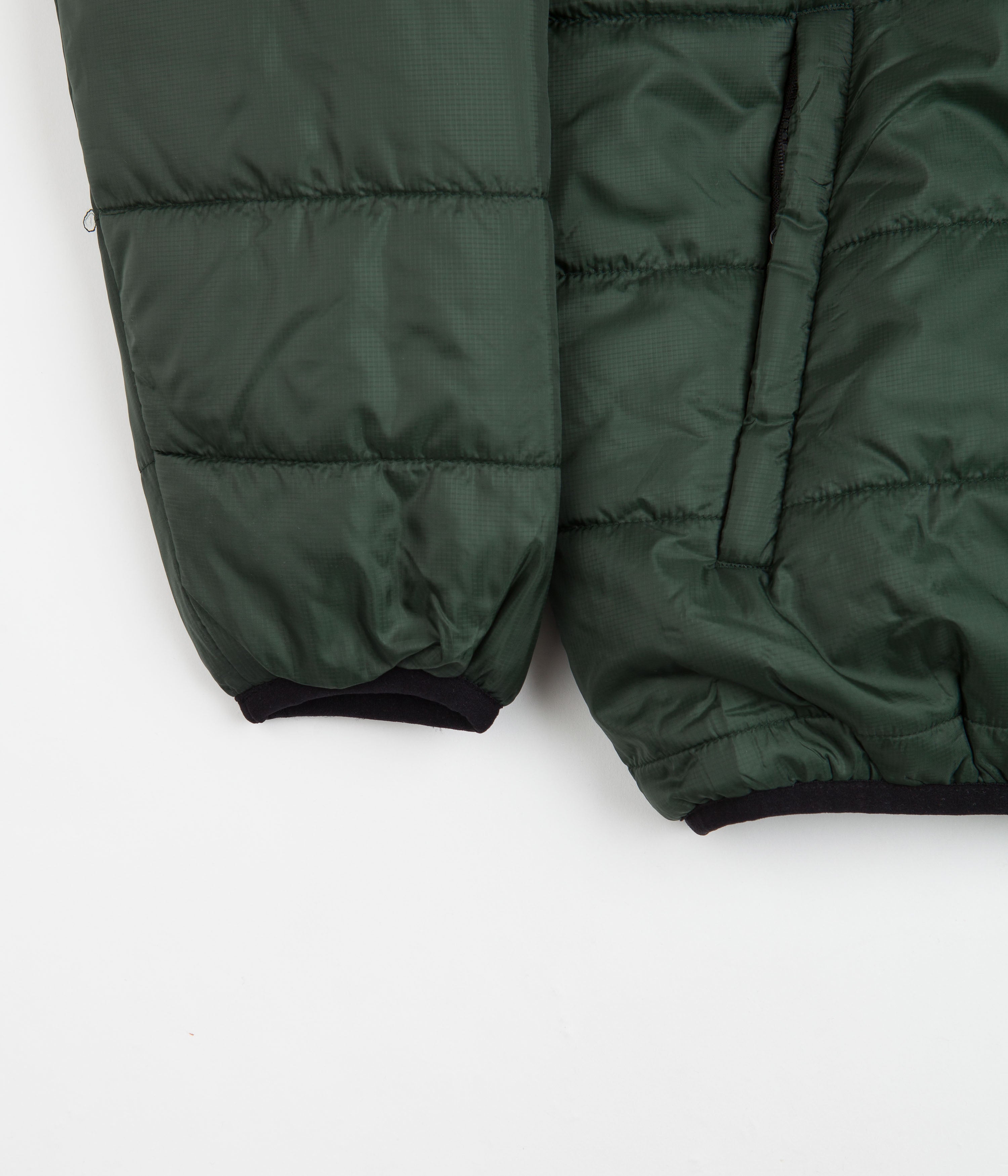 Butter Goods Jun Reversible Puffer Jacket - Army Green & Slate Gray | Waterproof Winter Coat for Men & Women | Outdoor Activities & Urban Fashion