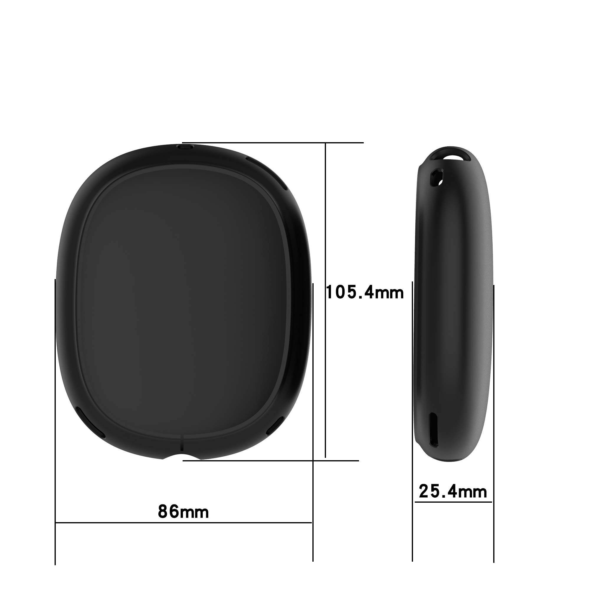 FitTurn Silicone Protective Case Cover for AirPods Max Headphones - Scratch Resistant, Soft Skin Cover with 6 Color Options (Green) | Perfect for Travel, Gym & Daily Use