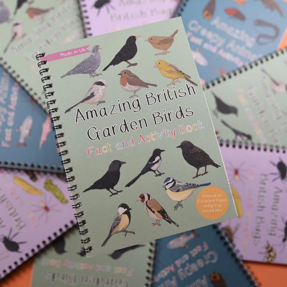 British Garden Birds Fact and Activity Book - Fun Educational Guide for Kids & Adults - Perfect for Bird Watching, Homeschooling & Nature Learning