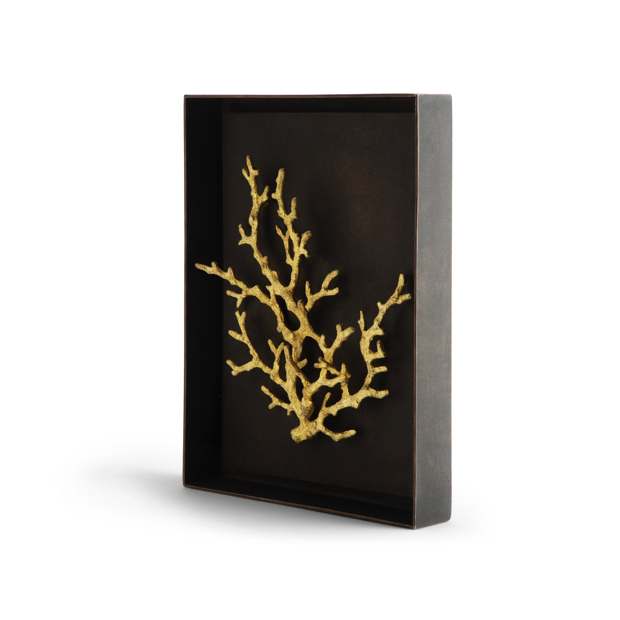 Ocean Coral Shadow Box Wall Art - Handmade 3D Framed Decor for Beach House, Living Room, Bedroom & Office - Perfect Coastal Home Decor Gift
