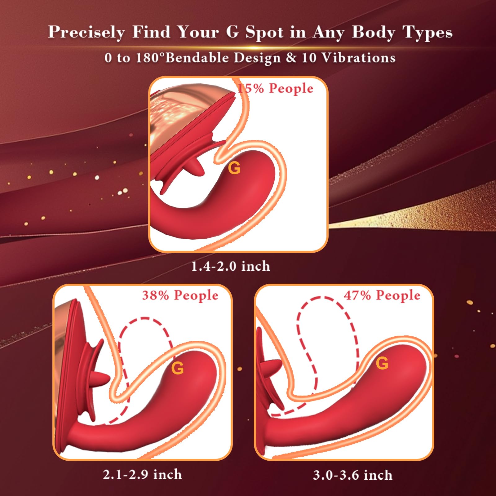 YUKZEN Rabbit G Spot Vibrator with 10 Licking & Vibrating Modes - Flexible Clitoral Stimulator for Women, Adult Sex Toy for Enhanced Pleasure - Perfect for Solo Play and Couples Intimacy