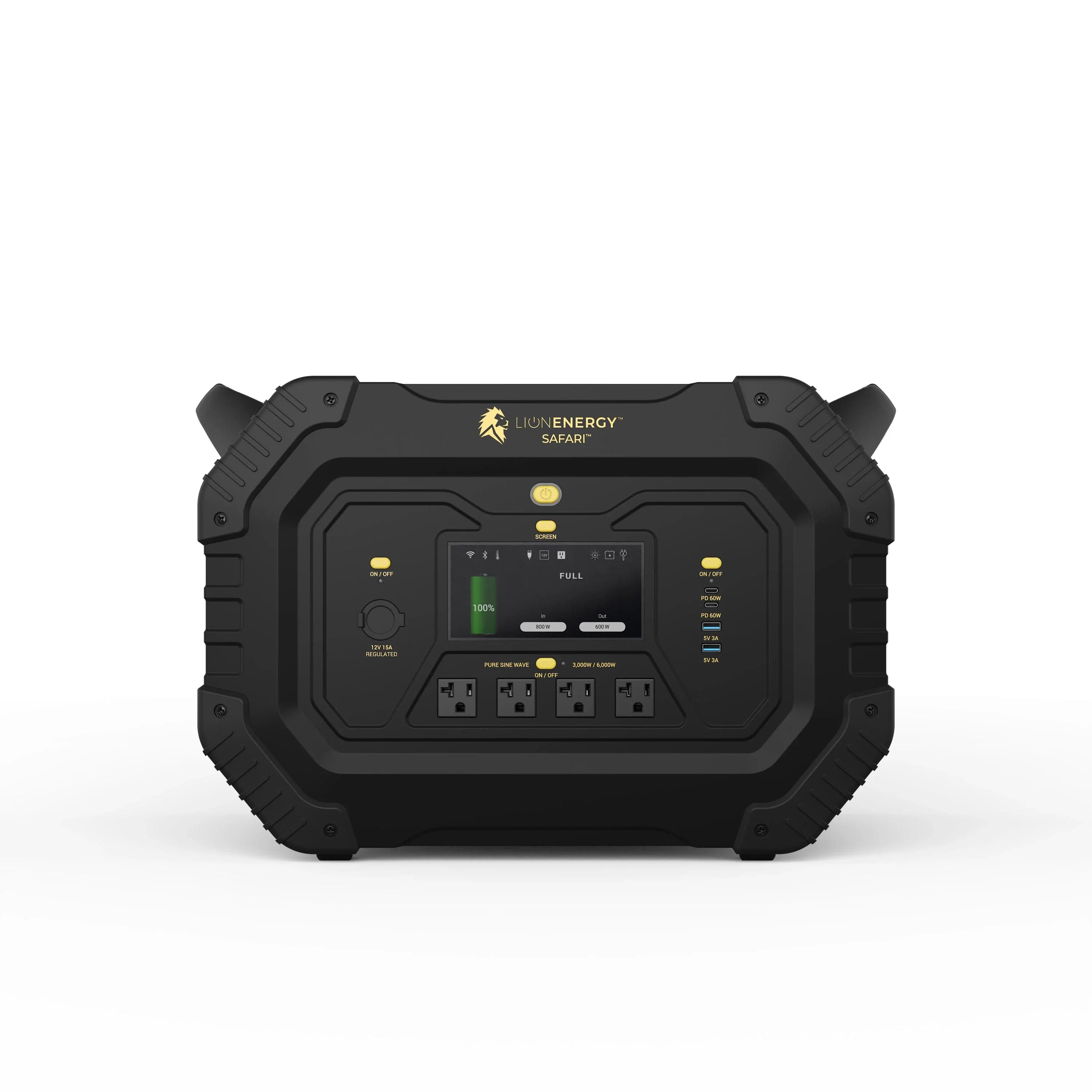 3000W Portable Power Station with 1612Wh LiFePO4 Battery - Reliable Solar Generator for Camping, RV Trips & Emergency Backup Power