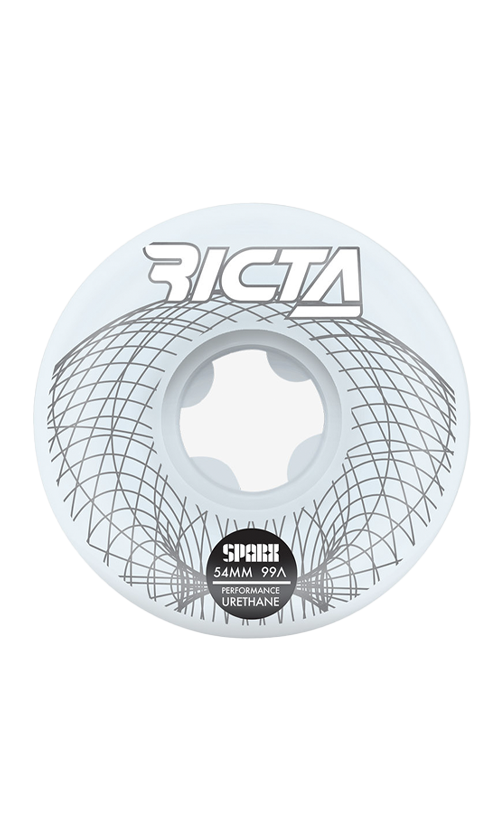 Ricta Wireframe Sparx Wheels 99a - High-Performance Skateboard Wheels for Street Skating & Tricks | Durable Urethane for Smooth Ride