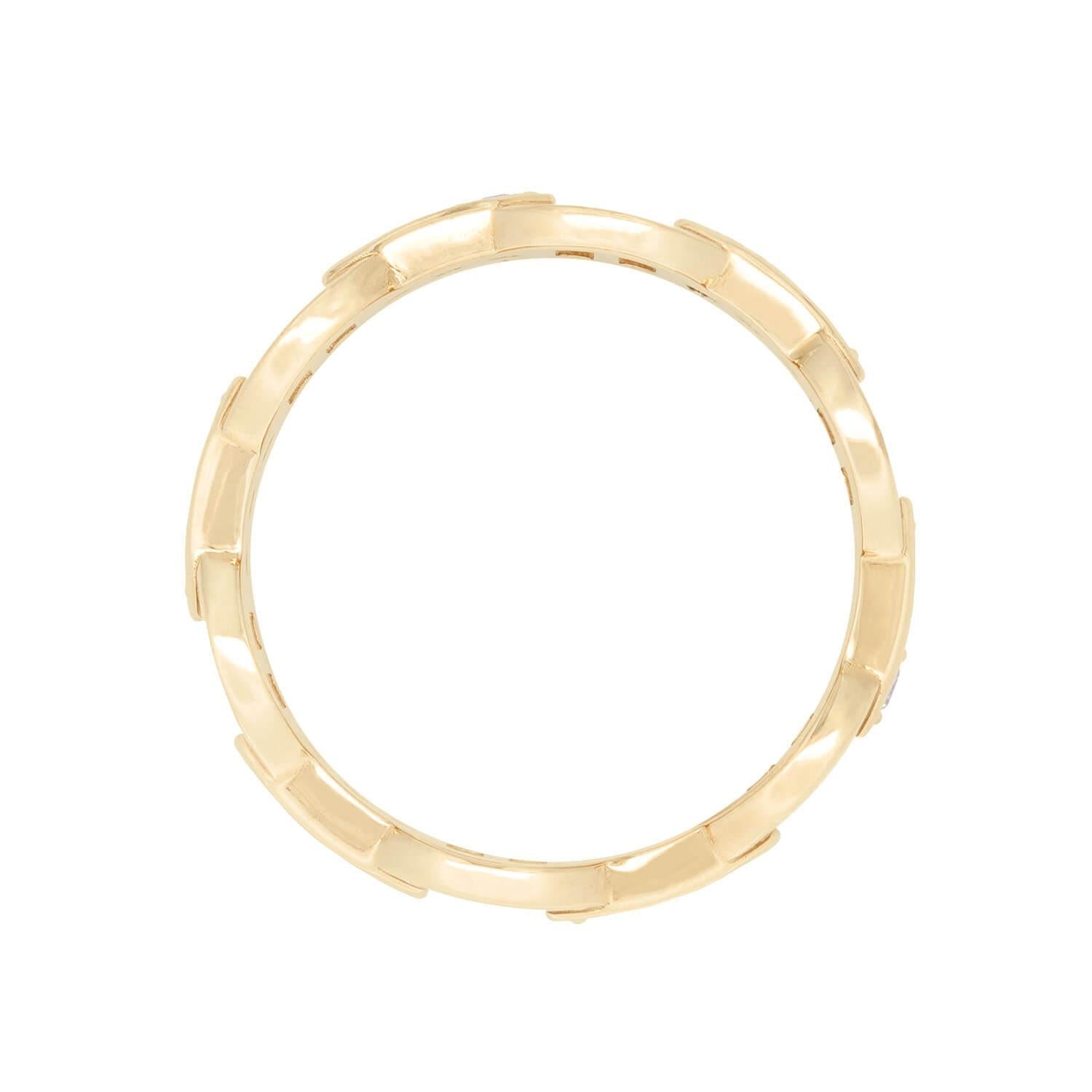 14K Gold Diamond Gucci Style Band Ring for Women - Elegant Fashion Jewelry for Parties, Weddings & Special Occasions