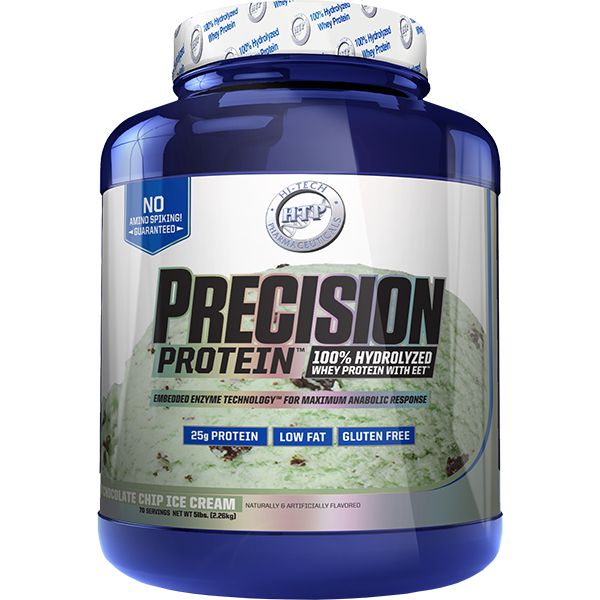 Hi Tech Pharmaceuticals Precision Protein Powder - Premium Whey Protein Isolate for Muscle Growth & Recovery - Ideal for Post-Workout, Weight Training & Fitness Enthusiasts