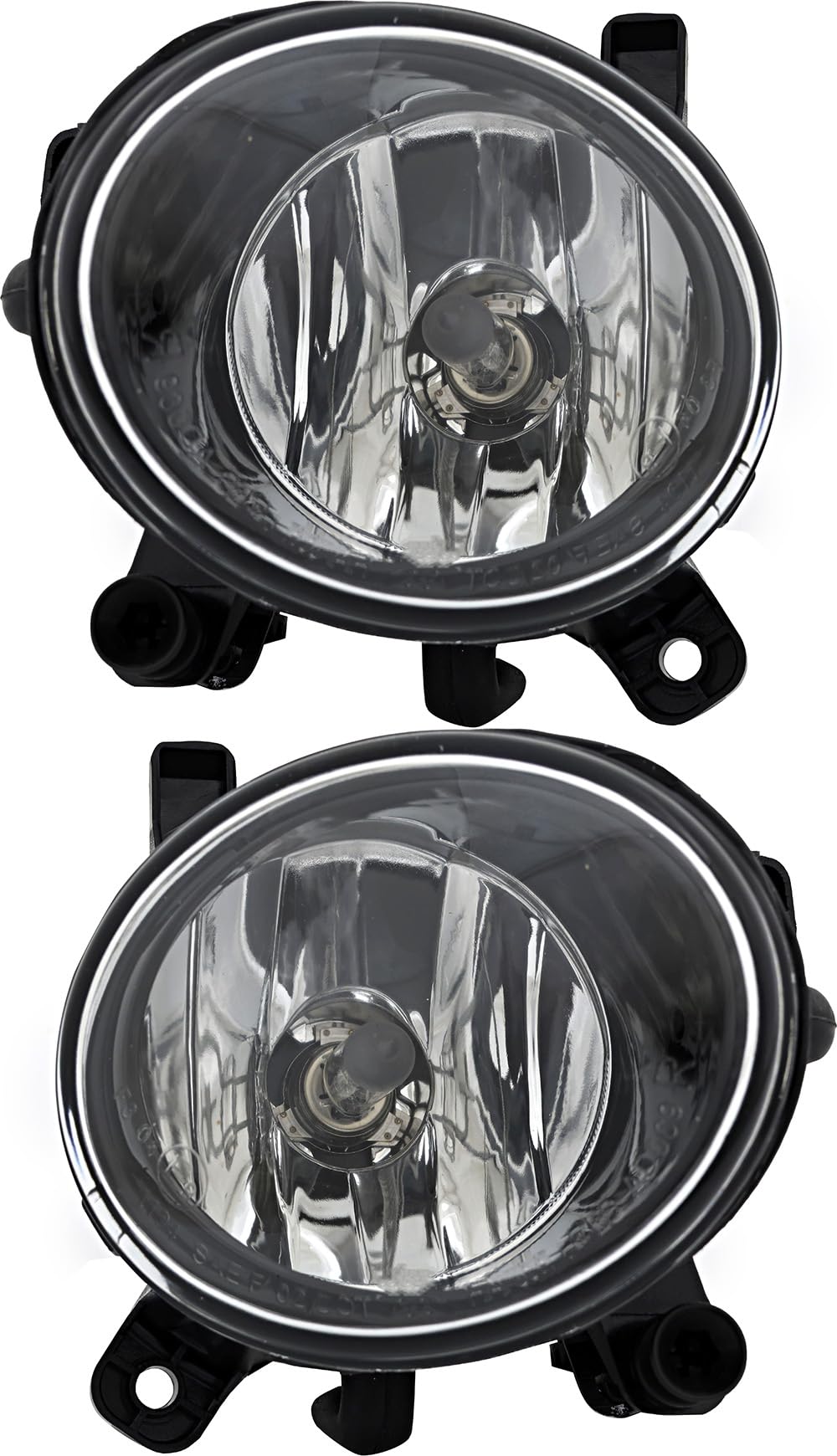 Audi A4 S4 Fog Lights Replacement Kit - Driver & Passenger Side Compatible with 2009 2010 2011 2012 Models - Perfect for Night Driving and Bad Weather Visibility