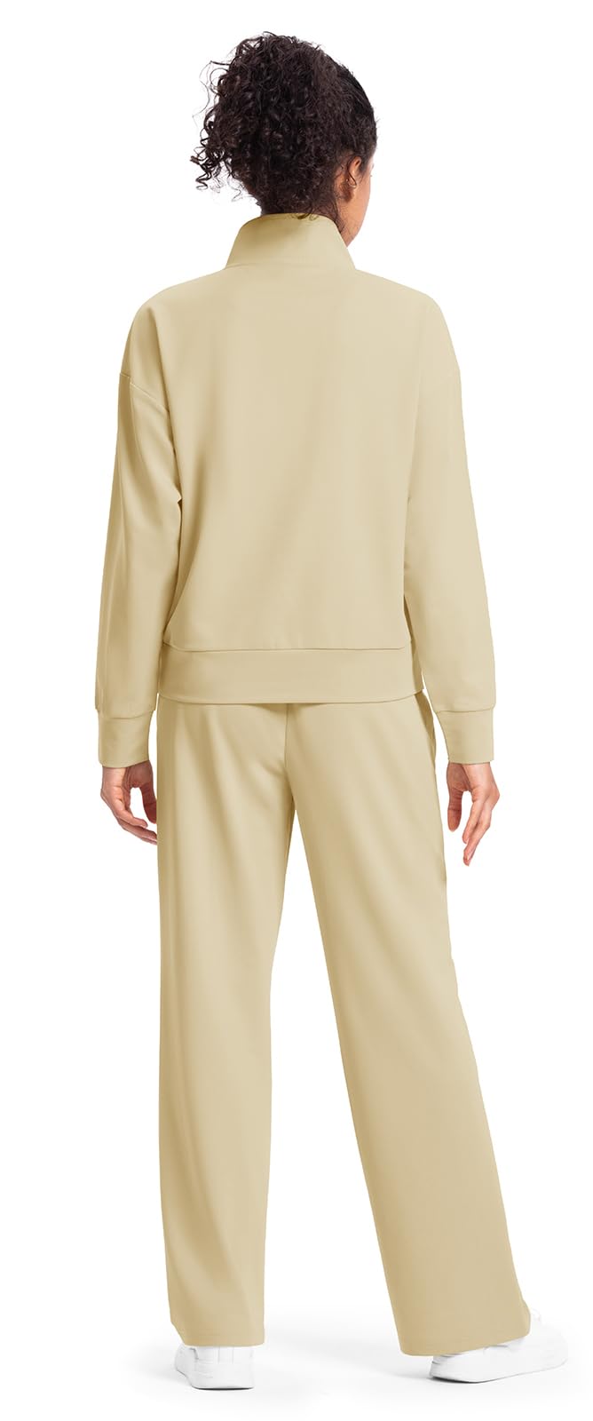 Rdruko Women's 2-Piece Sweatsuit Set - Soft Lounge Pants & Hoodie Outfit for Yoga, Travel & Casual Wear | Comfortable Athleisure Matching Tracksuit