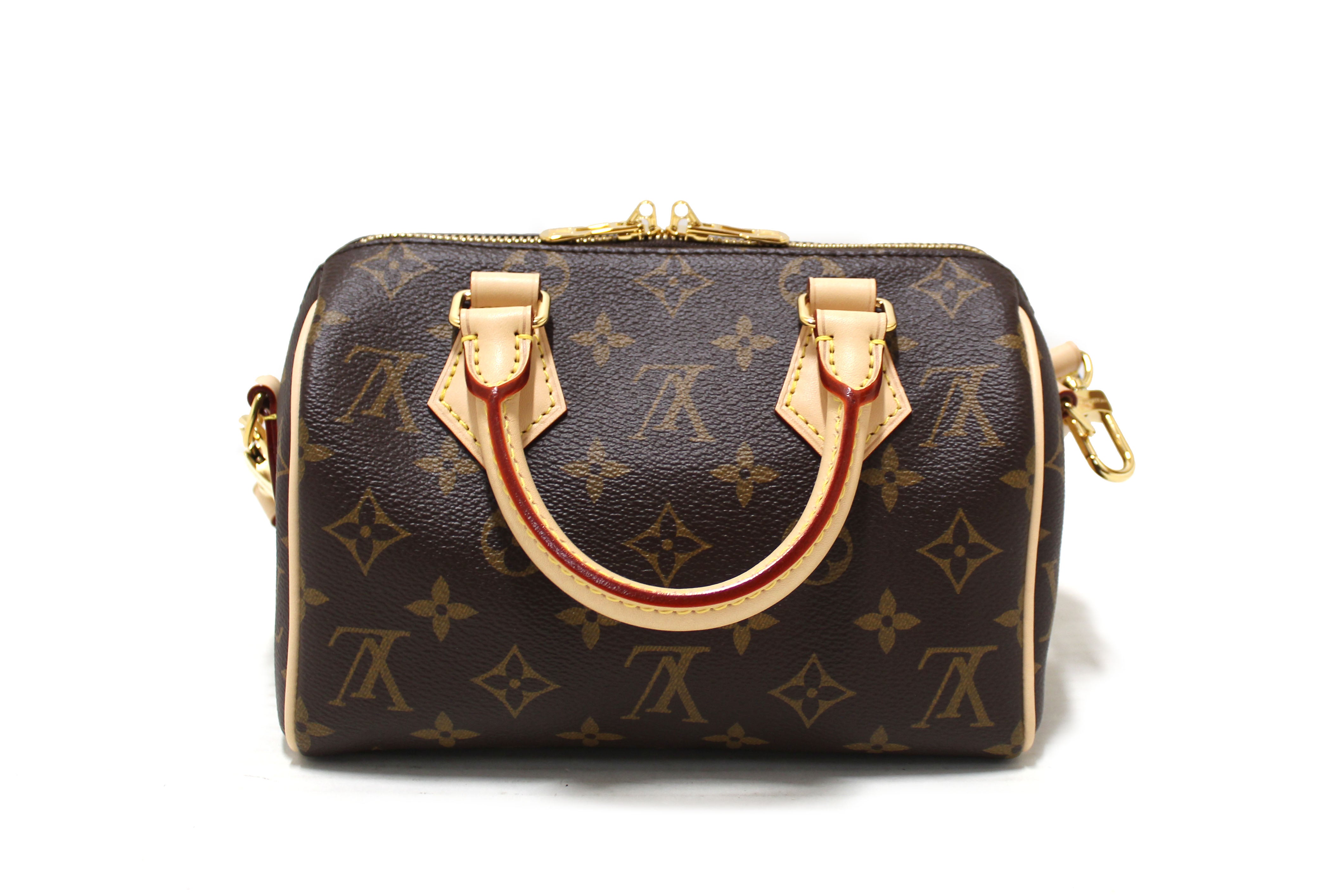 Authentic Louis Vuitton Monogram Speedy 20 Bandoulière Crossbody Bag - Luxury Designer Handbag for Women, Perfect for Everyday Use, Travel & Special Occasions