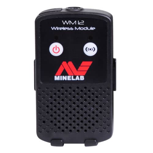 Minelab WM12 Wireless Headphone Module for CTX 3030 & GPZ 7000 Metal Detectors - Waterproof Wireless Audio System for Gold Prospecting & Treasure Hunting