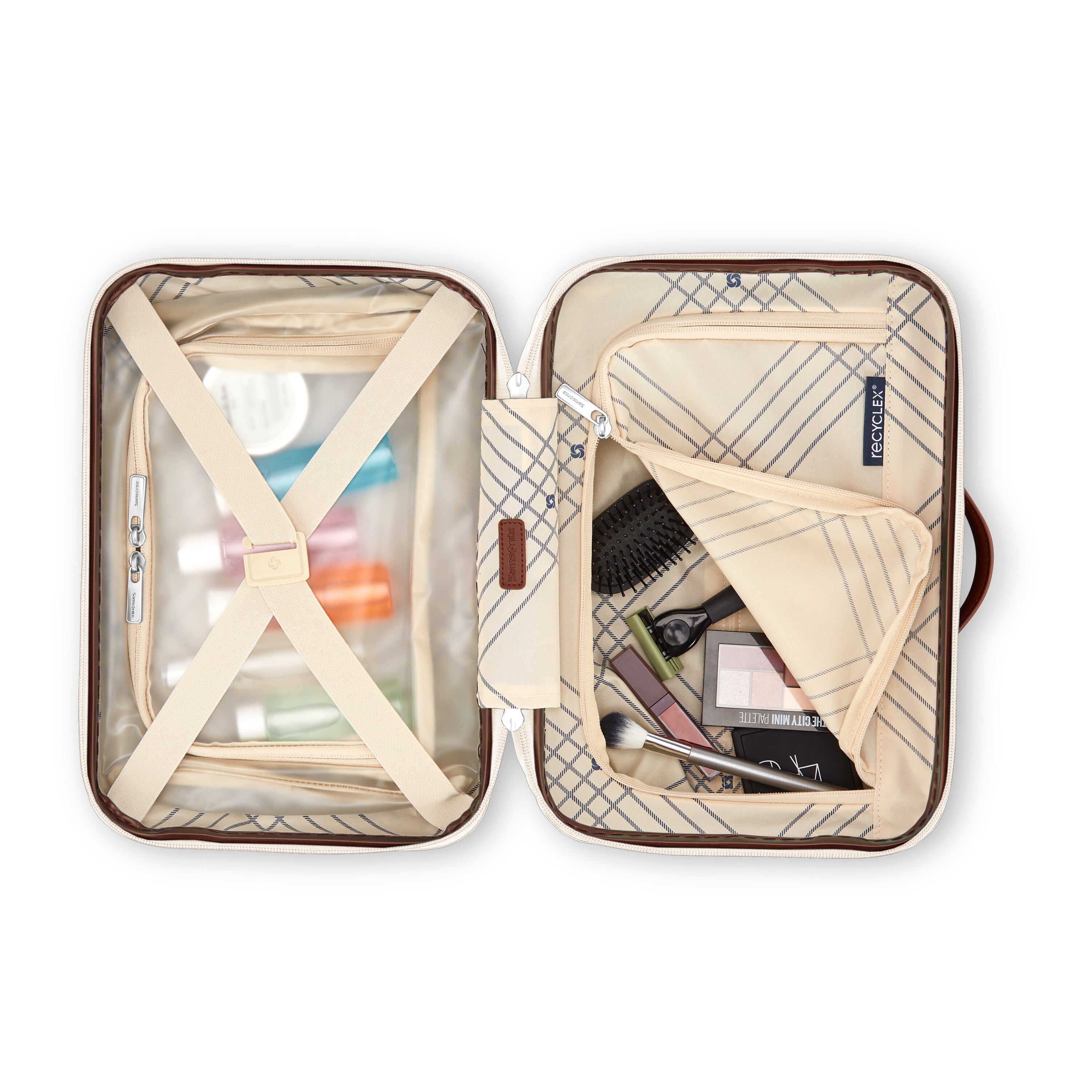 Samsonite Virtuosa Train Case - Durable Makeup Organizer for Travel & Professional Use | Compact Cosmetic Storage for On-the-Go Beauty Essentials