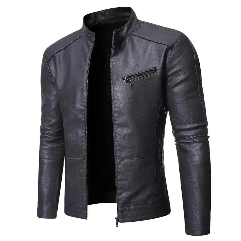 Men's Slim Fit Motorcycle Jacket - Lightweight Protective Riding Gear for Street Bikes & Cruisers | Perfect for Commuting & Weekend Adventures