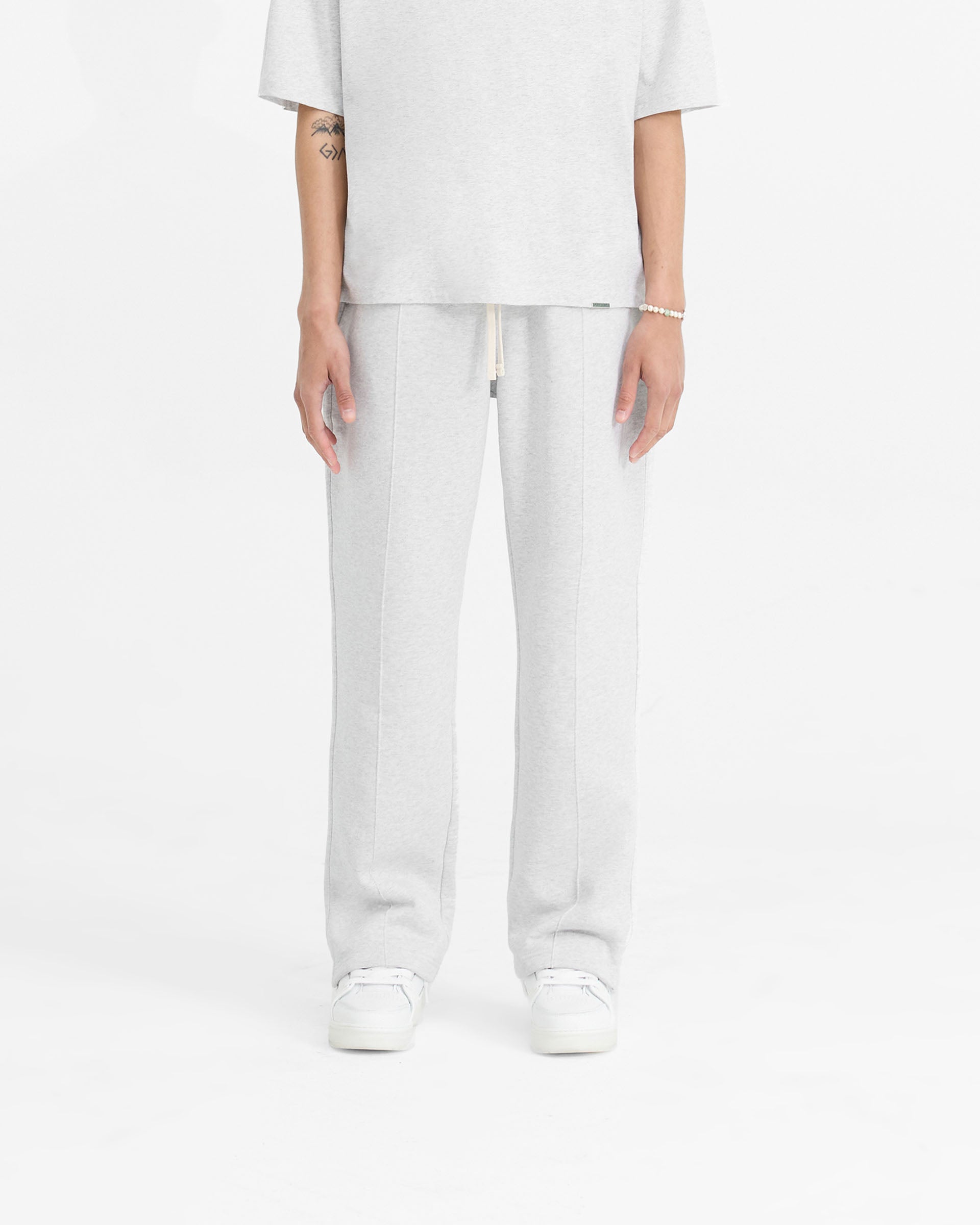 Initial Sweatpant Ice Grey Marl - Soft & Comfortable Joggers for Men & Women | Perfect for Gym, Lounge & Casual Wear