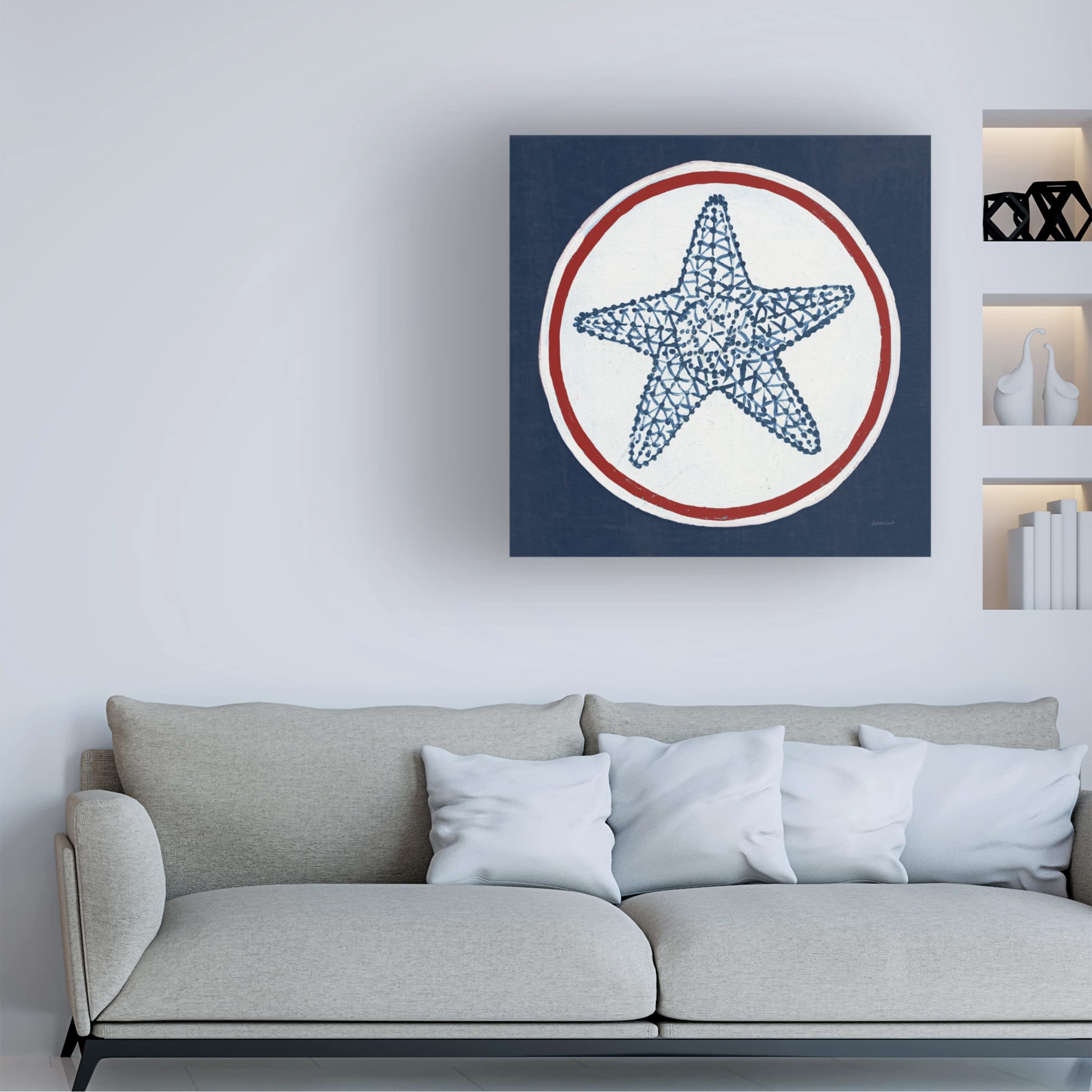 Trademark Fine Art 'Dawn' Canvas Wall Art by Avery Tillmon - Modern Abstract Painting for Living Room, Bedroom & Office Decor