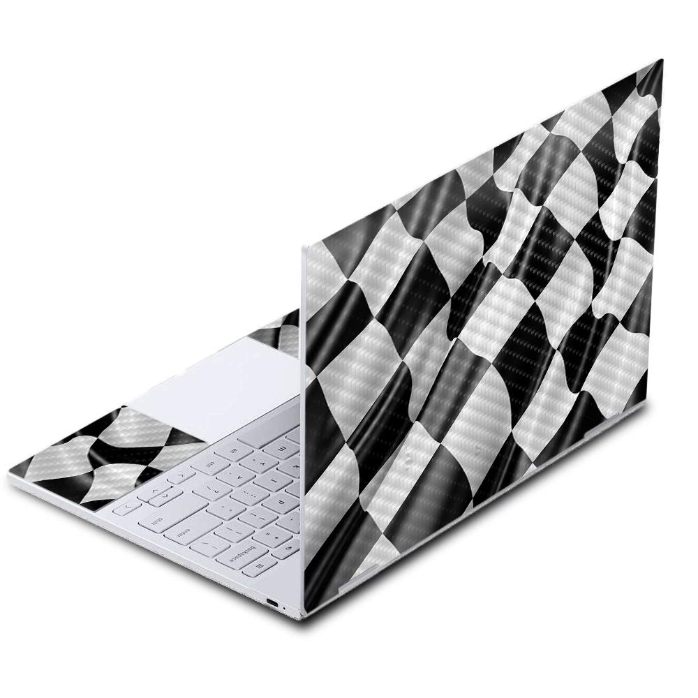 Premium Carbon Fiber Skin for Google Pixelbook - Race Flag Design | Protective & Durable Textured Cover | Easy to Apply & Remove | Made in USA | Perfect for Work, Travel & Gaming Protection